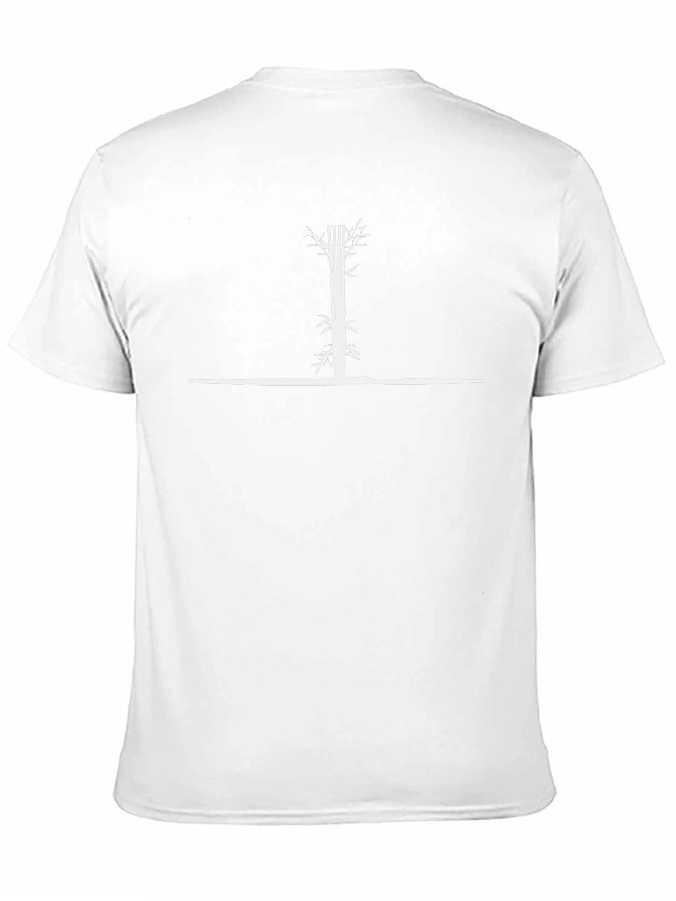 Abstract Bamboo Forest Graphic Tee
