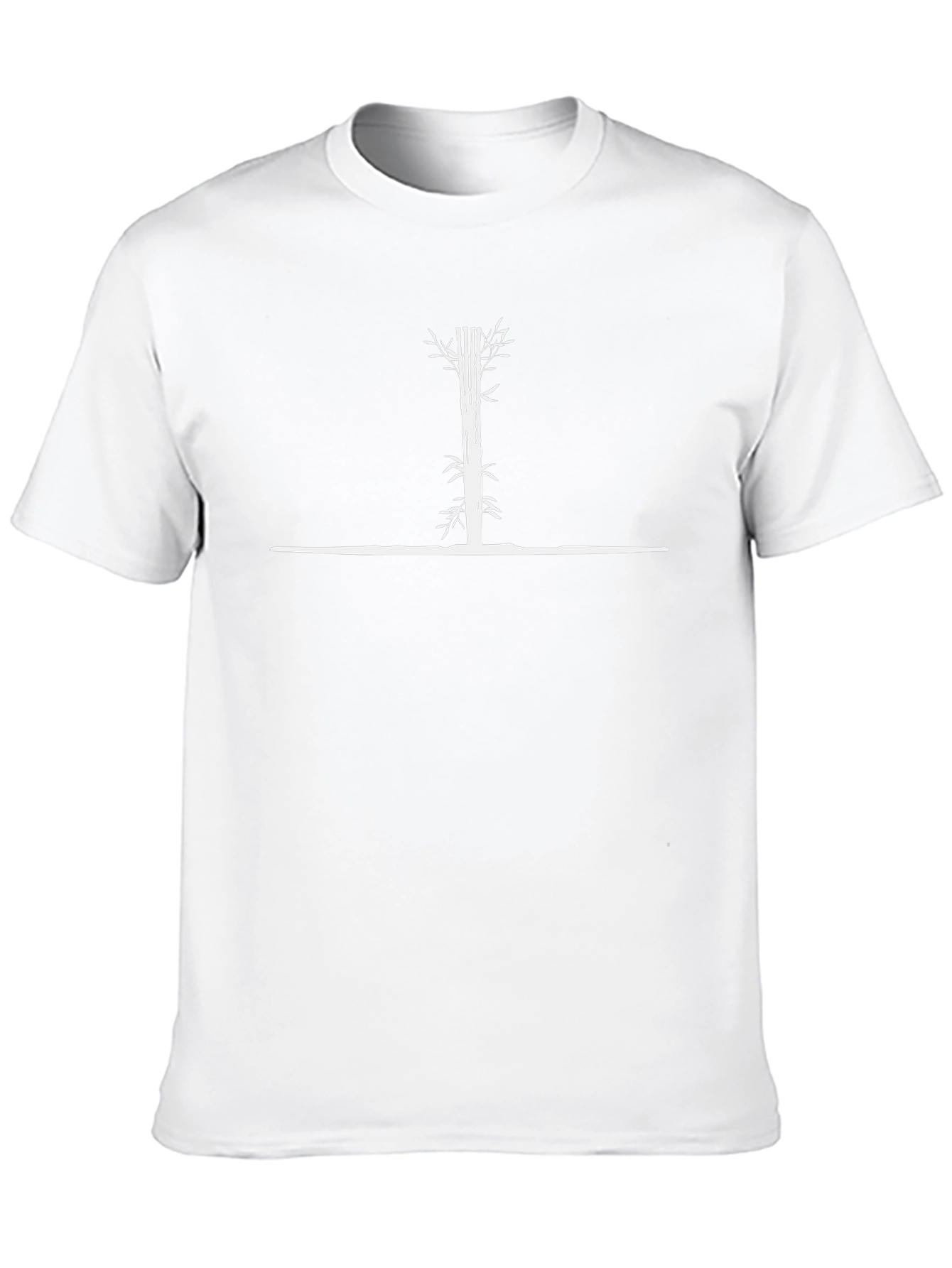 Abstract Bamboo Forest Graphic Tee