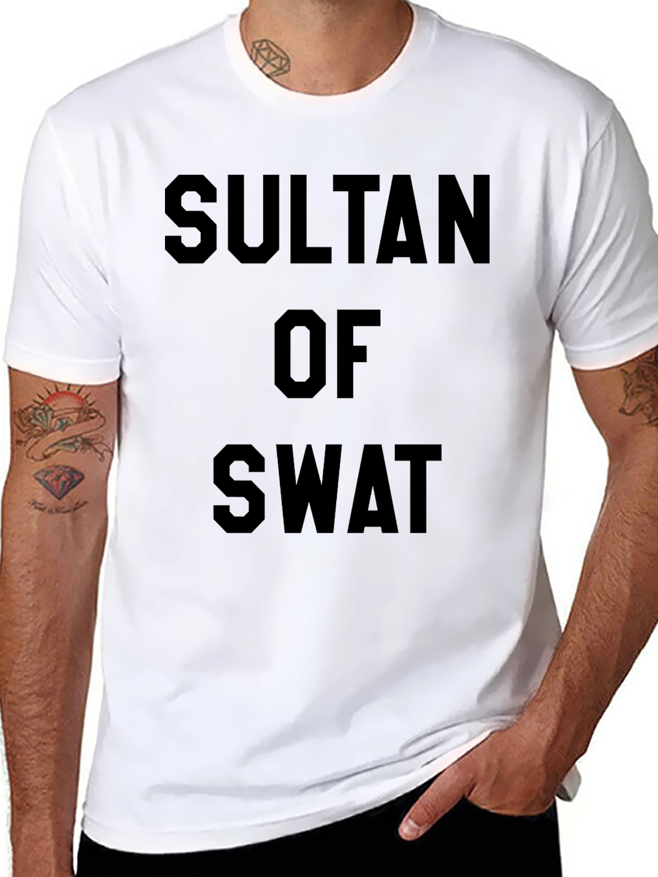 Sultan of Swat Black Graphic T-Shirt