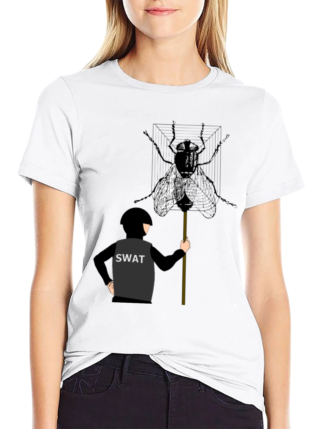SWAT Team Fly T-Shirt - Unique Graphic Tee
