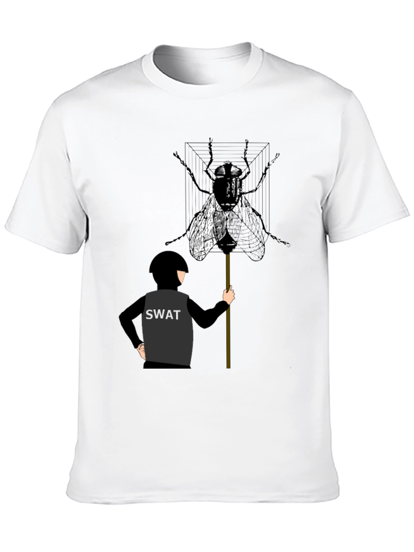 SWAT Team Fly T-Shirt - Unique Graphic Tee