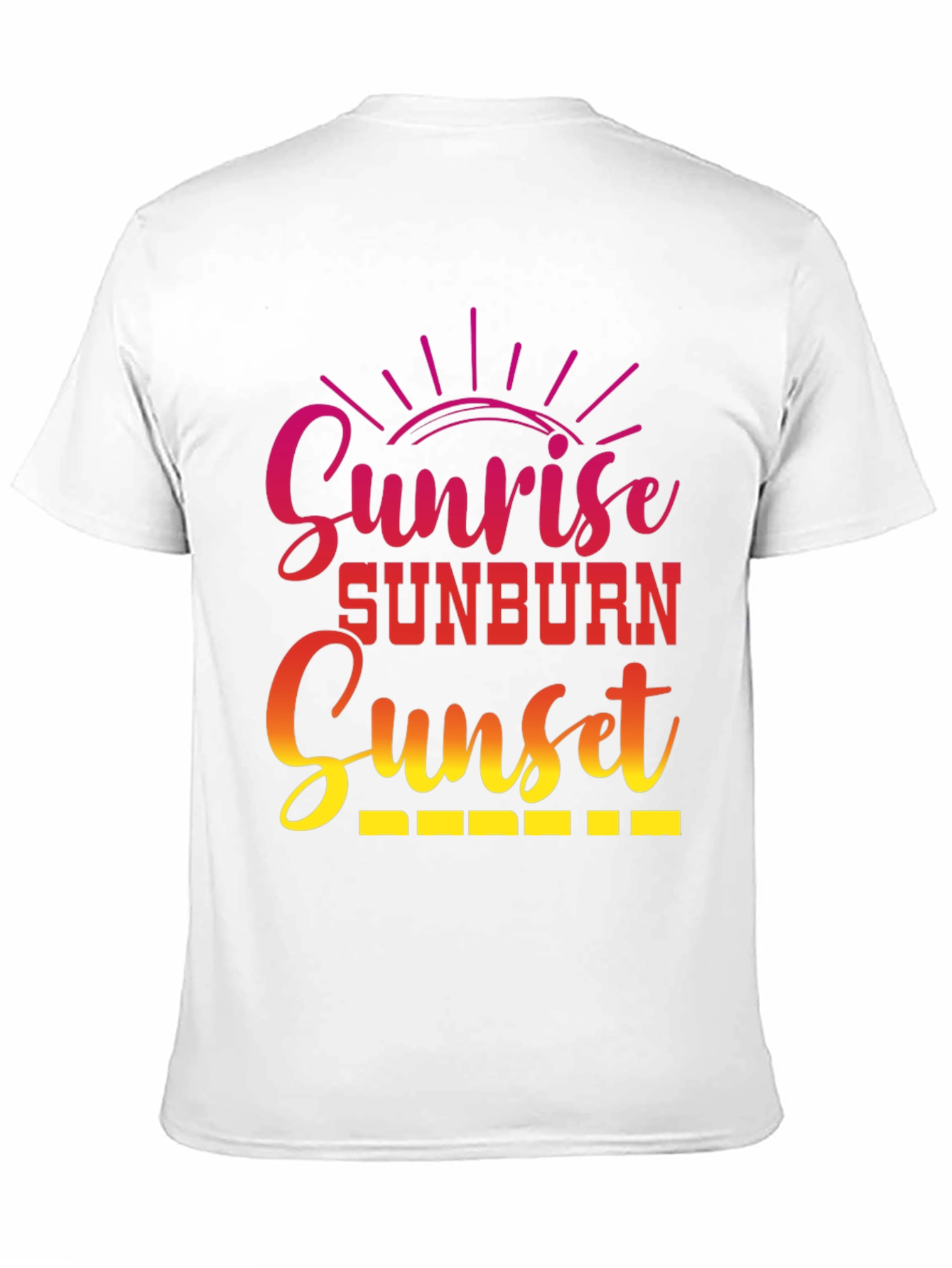 Sunrise Sunburn Sunset Graphic Tee