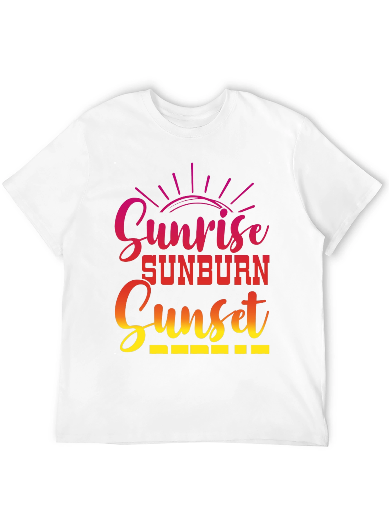 Sunrise Sunburn Sunset Graphic Tee