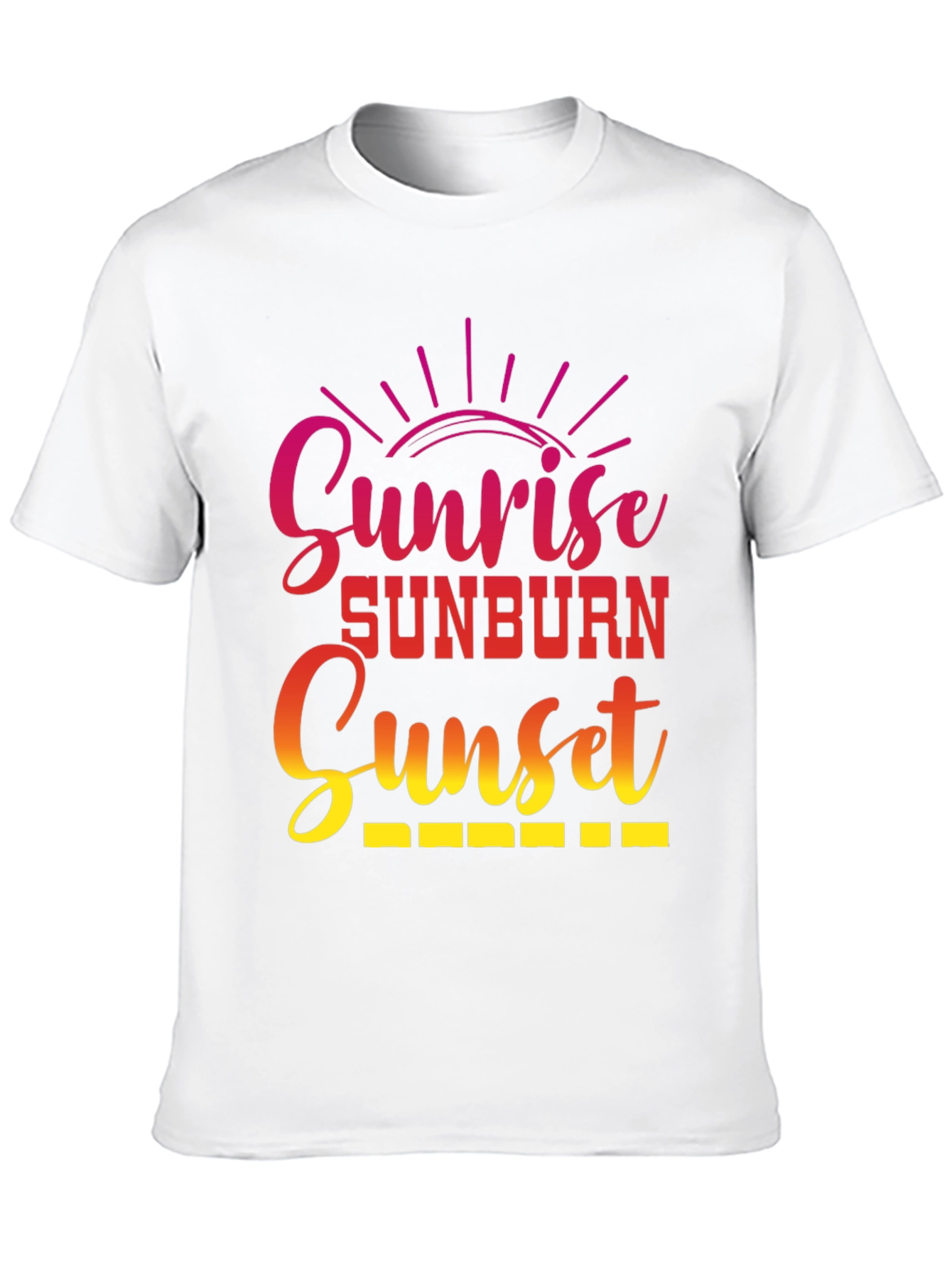 Sunrise Sunburn Sunset Graphic Tee