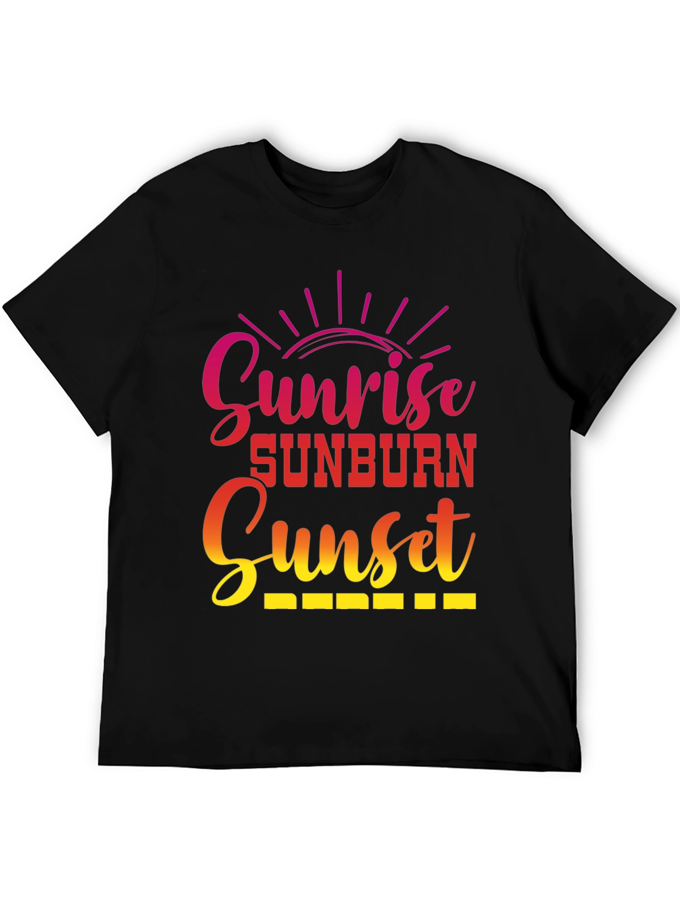 Sunrise Sunburn Sunset Graphic Tee