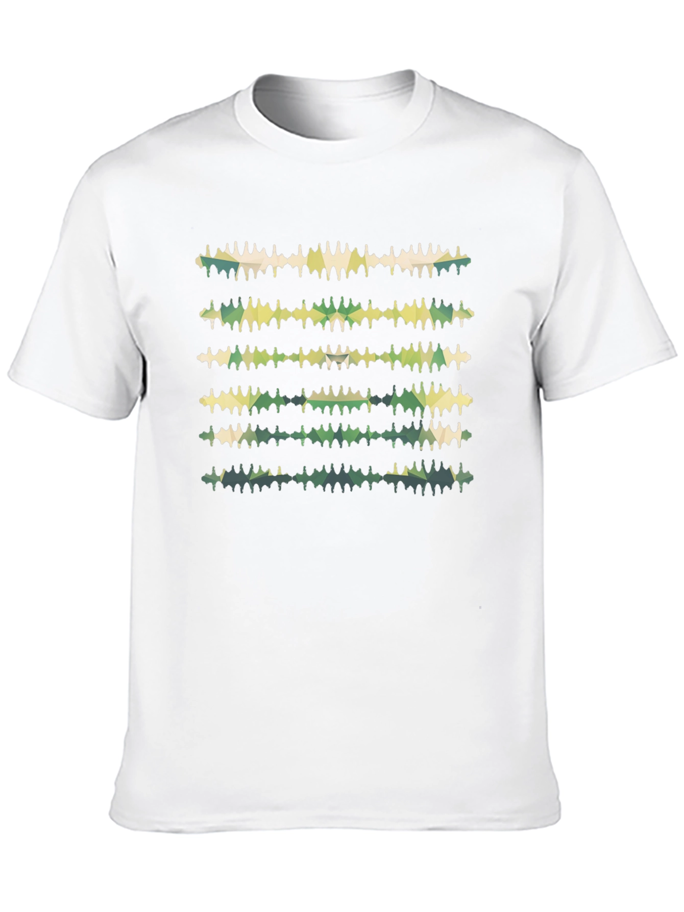 Abstract Camo Graphic Black T-Shirt