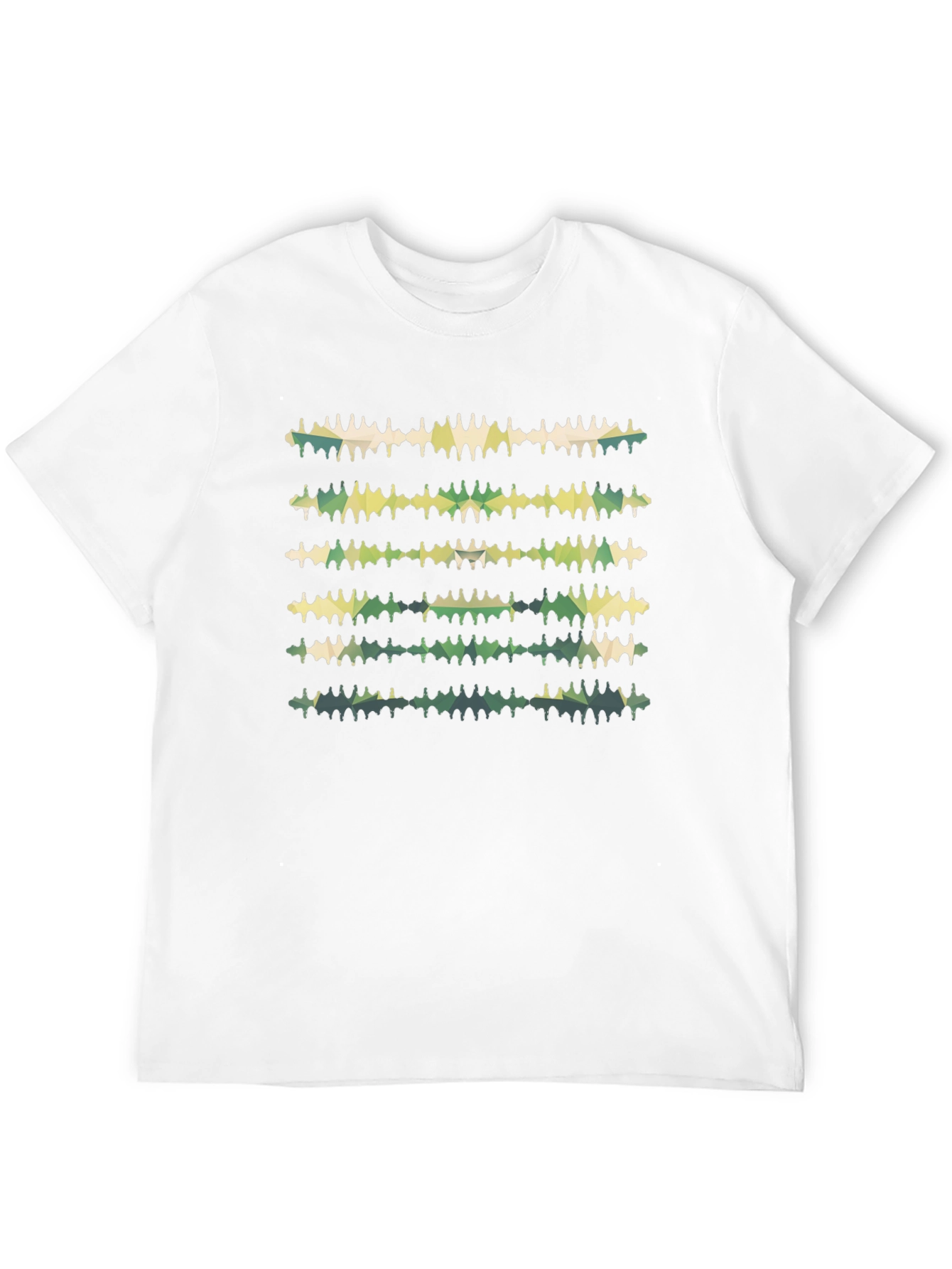 Abstract Camo Graphic Black T-Shirt