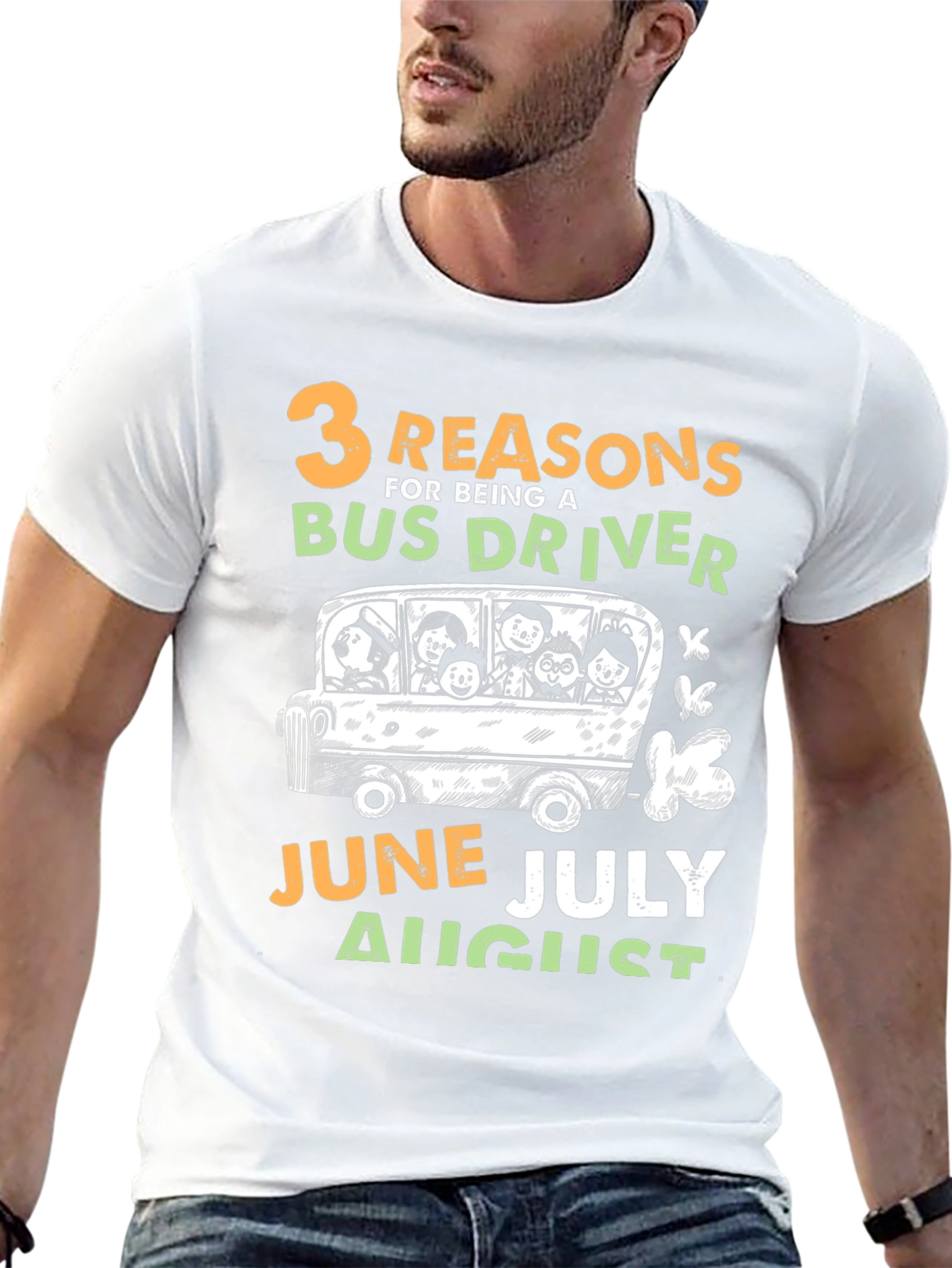 3 Reasons Bus Driver T-Shirt Summer Months