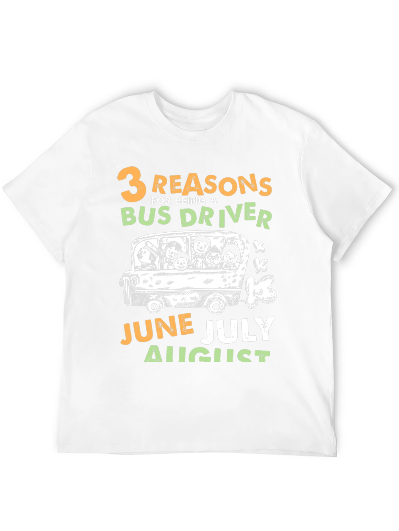 3 Reasons Bus Driver T-Shirt Summer Months
