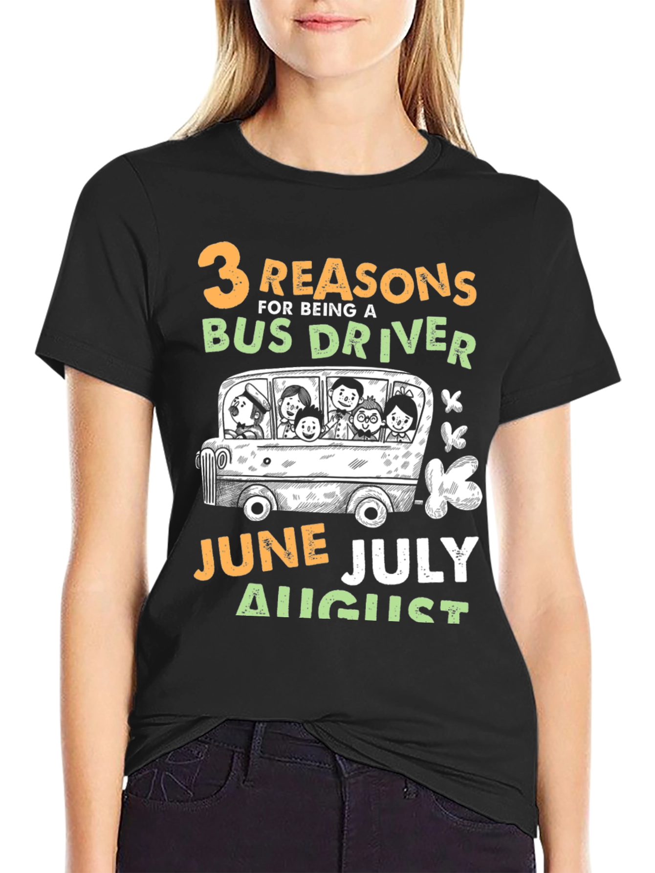3 Reasons Bus Driver T-Shirt Summer Months