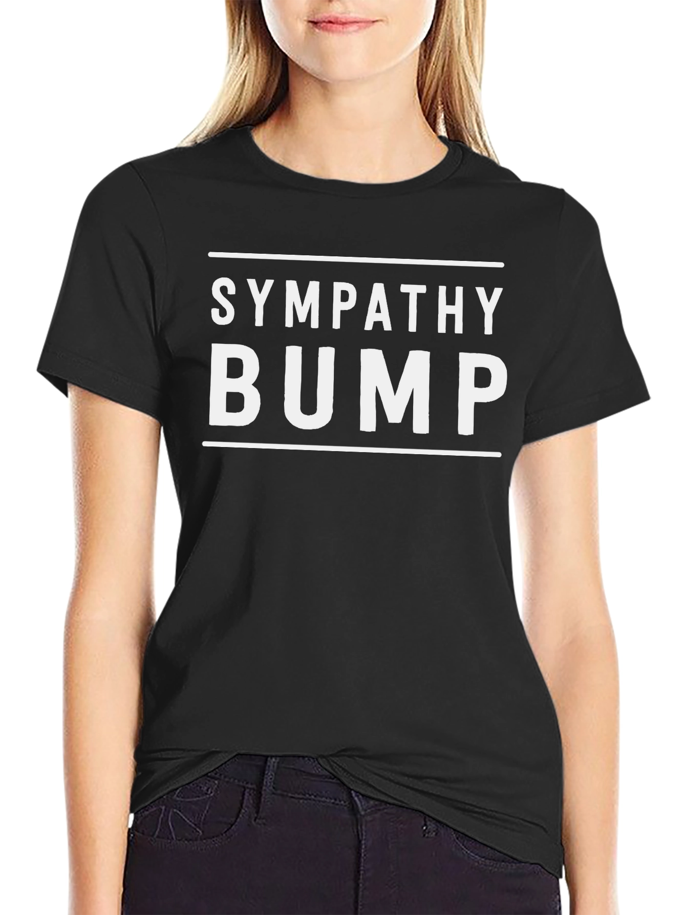 Sympathy Bump T-Shirt - Funny Pregnancy Announcement Tee