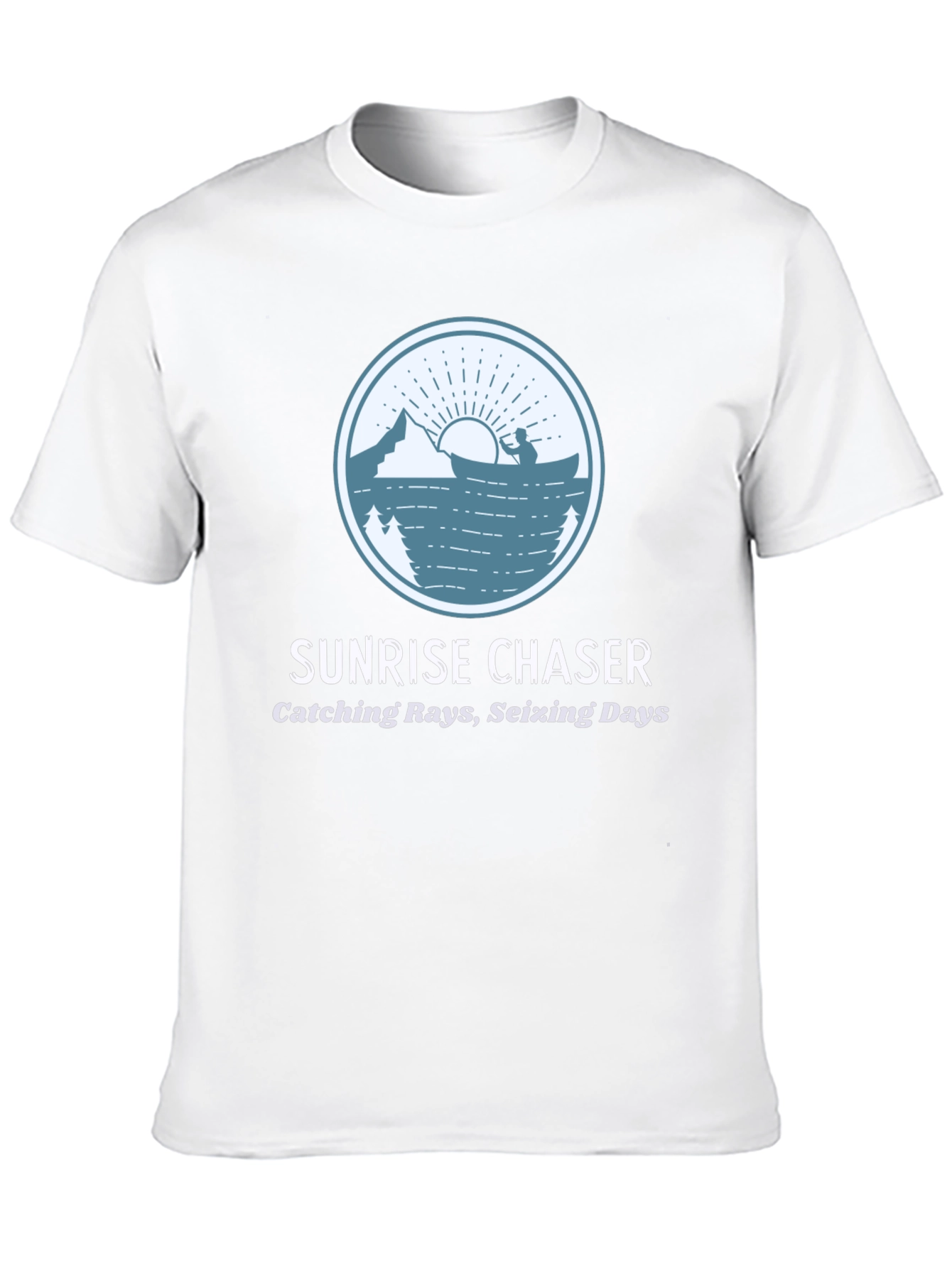Sunrise Chaser Graphic T-Shirt - Catching Rays Seizing Days