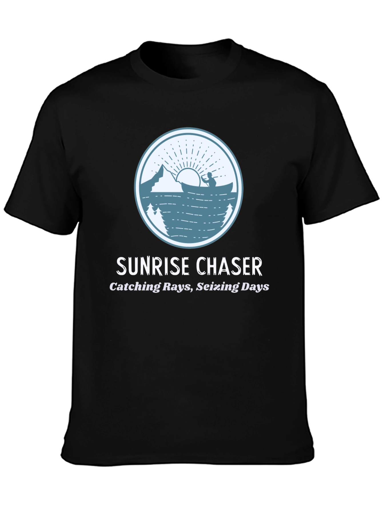 Sunrise Chaser Graphic T-Shirt - Catching Rays Seizing Days