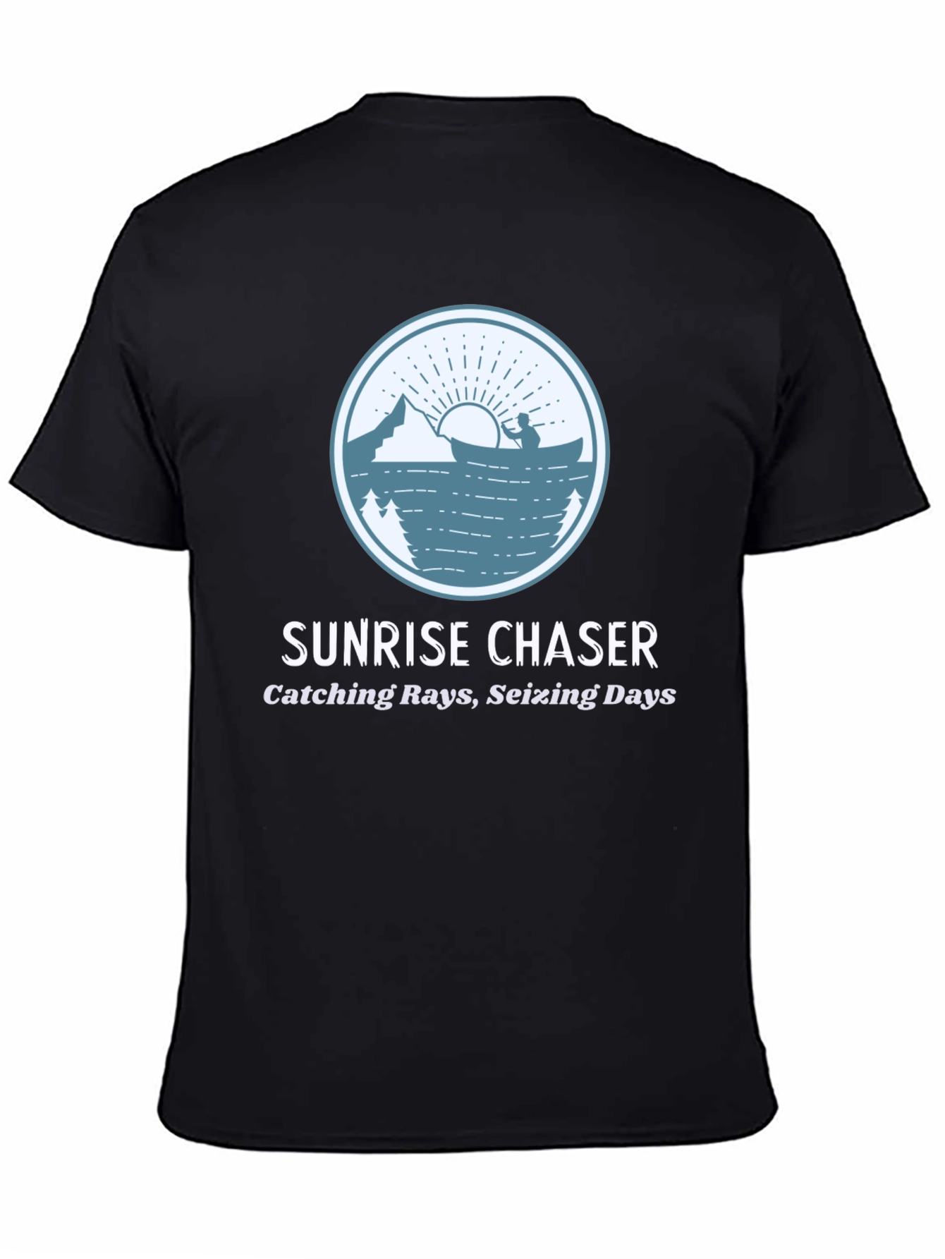 Sunrise Chaser Graphic T-Shirt - Catching Rays Seizing Days