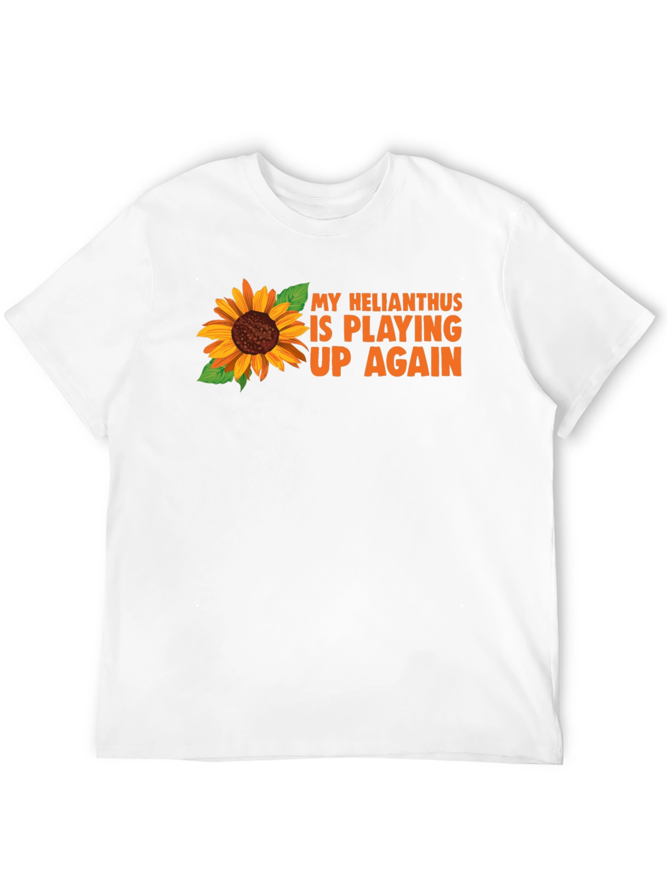 Sunflower Graphic T-Shirt - Helianthus Pun