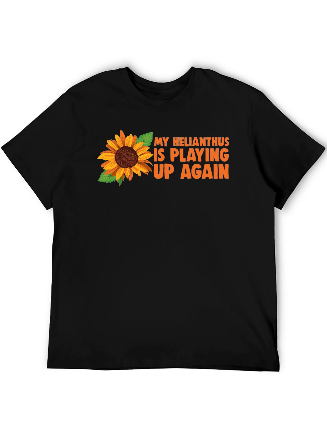 Sunflower Graphic T-Shirt - Helianthus Pun
