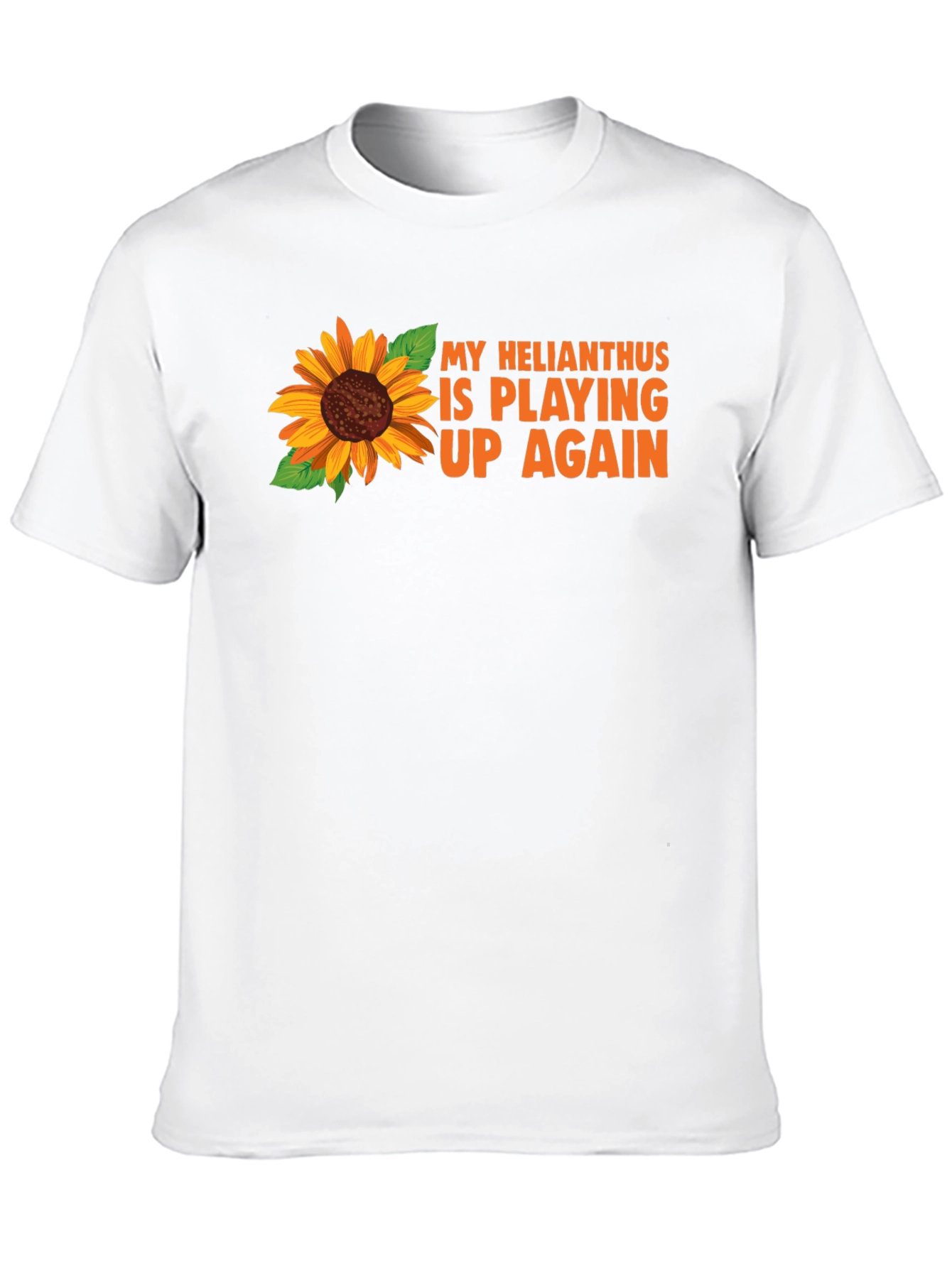 Sunflower Graphic T-Shirt - Helianthus Pun