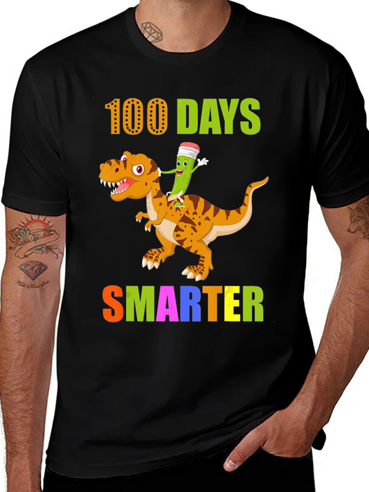 100 Days Smarter Dinosaur T-Shirt