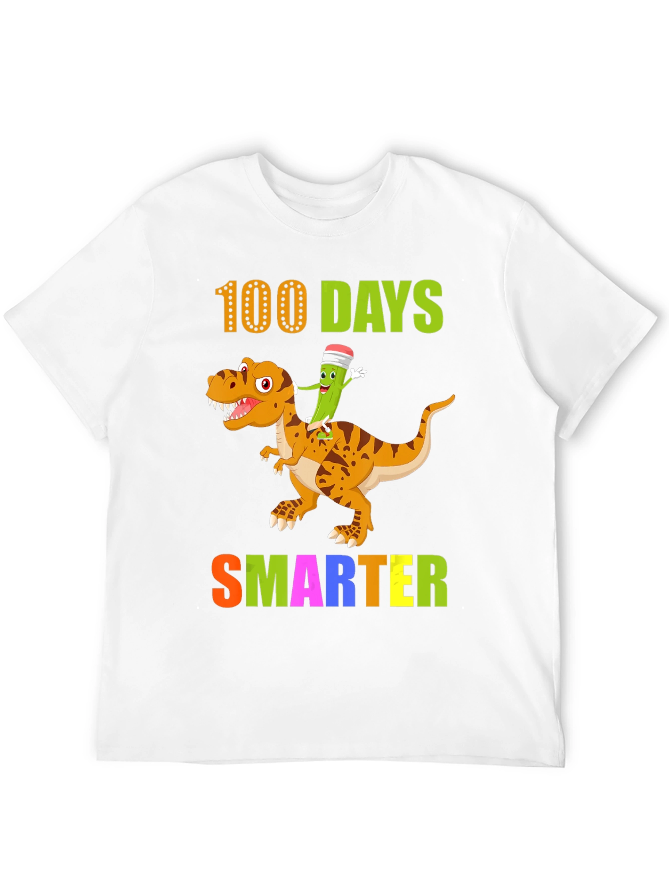 100 Days Smarter Dinosaur T-Shirt