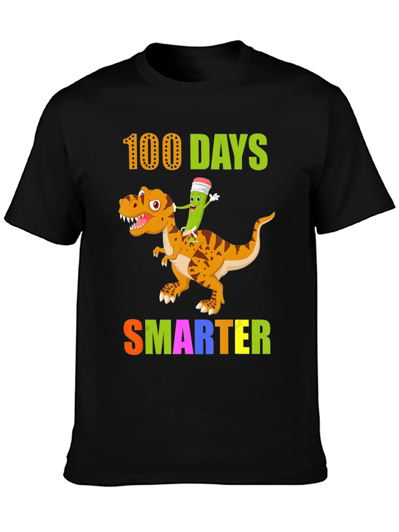 100 Days Smarter Dinosaur T-Shirt