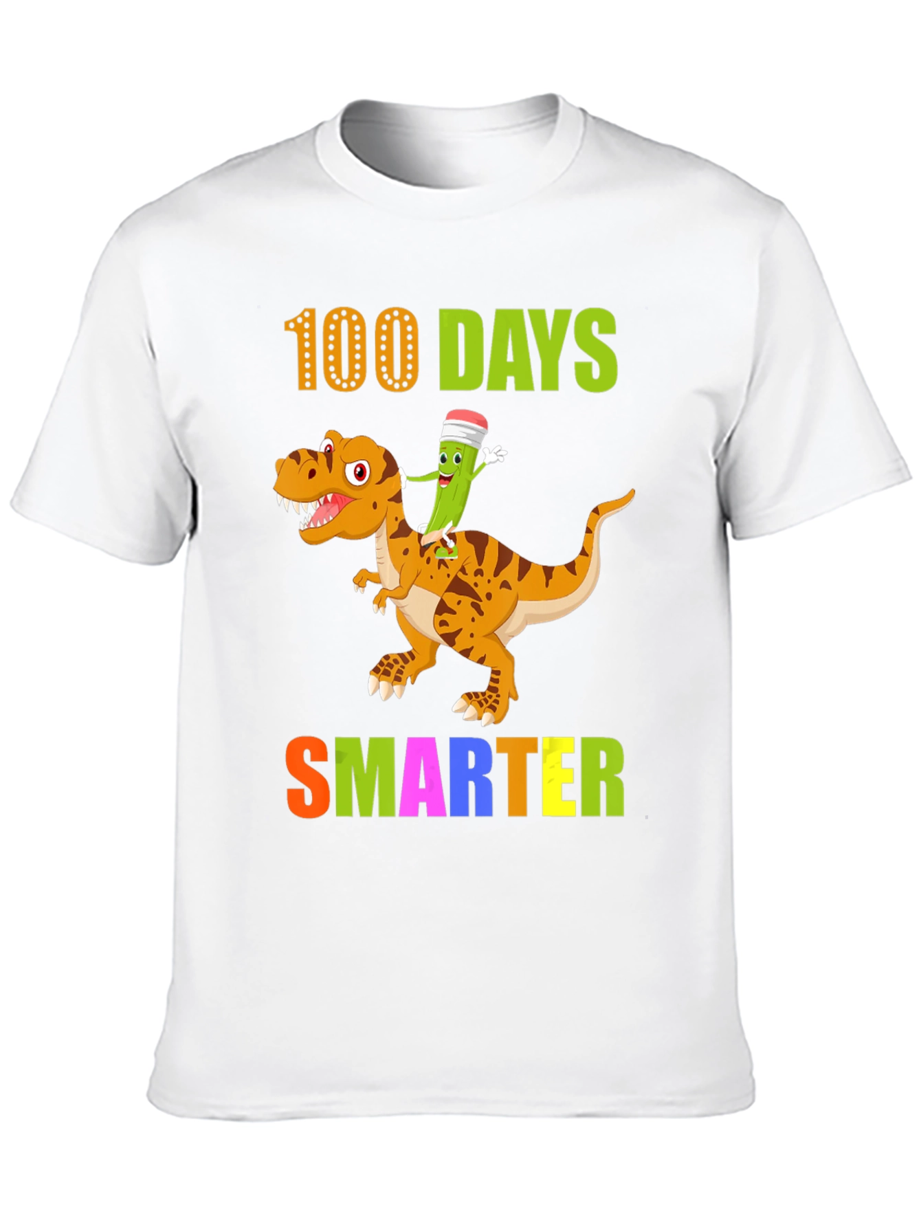 100 Days Smarter Dinosaur T-Shirt