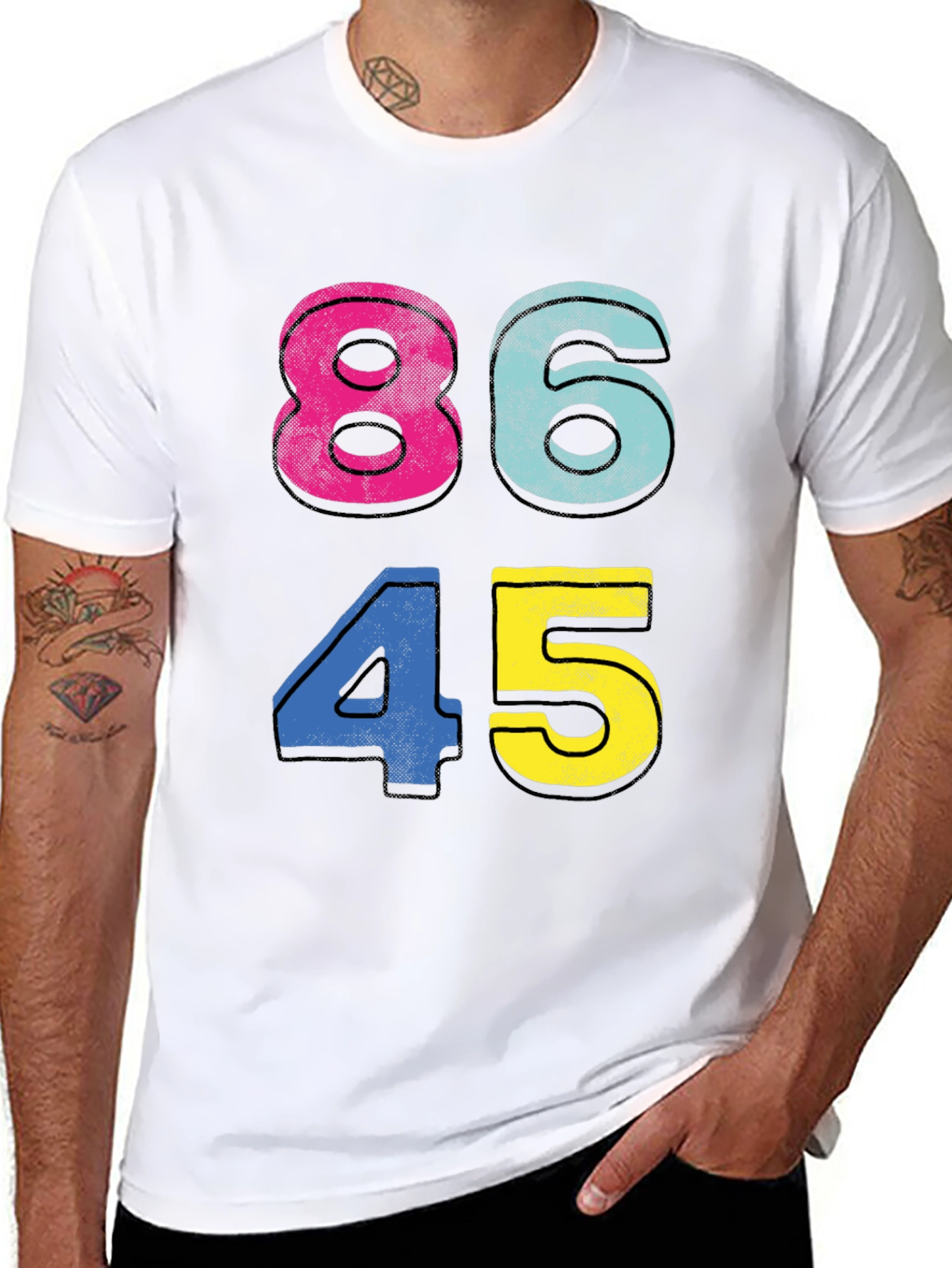 86 45 Graphic Tee - Political Statement T-Shirt