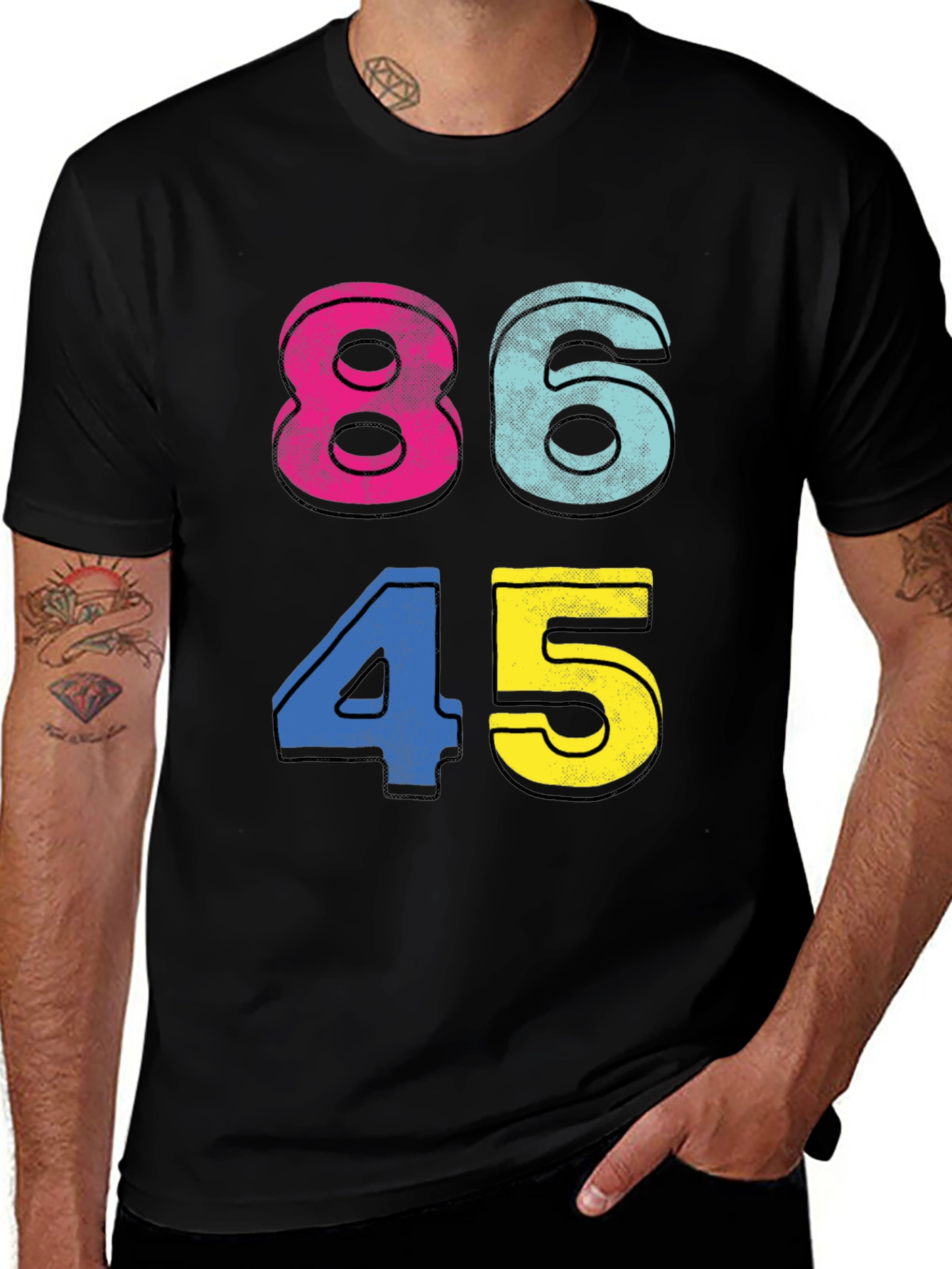 86 45 Graphic Tee - Political Statement T-Shirt