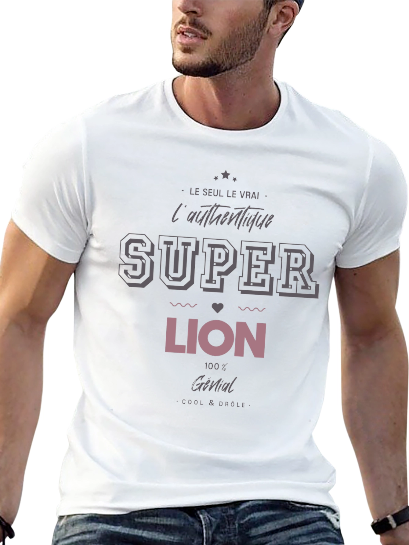 Super Lion Graphic T-Shirt - Cool & Unique Design