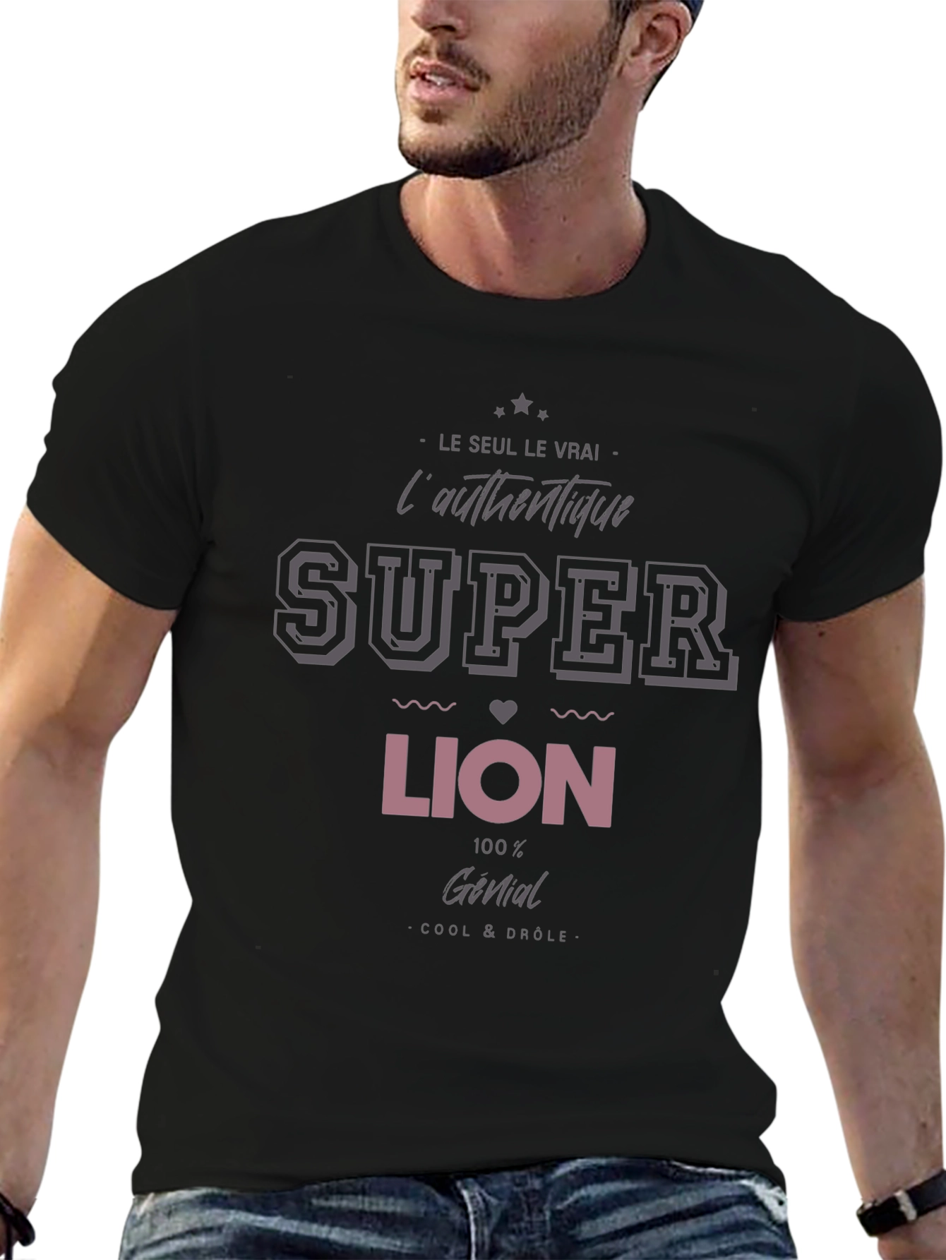 Super Lion Graphic T-Shirt - Cool & Unique Design