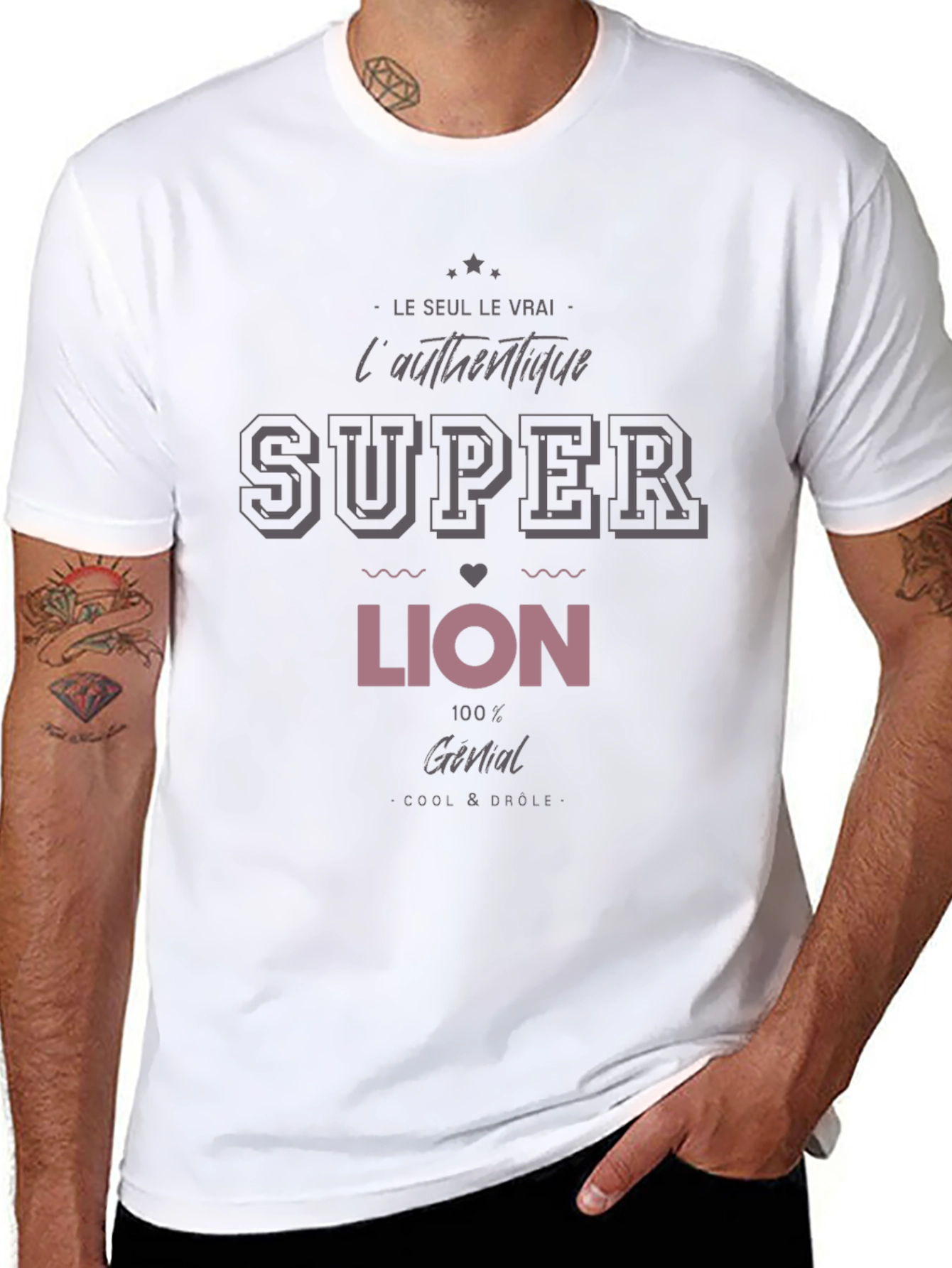Super Lion Graphic T-Shirt - Cool & Unique Design