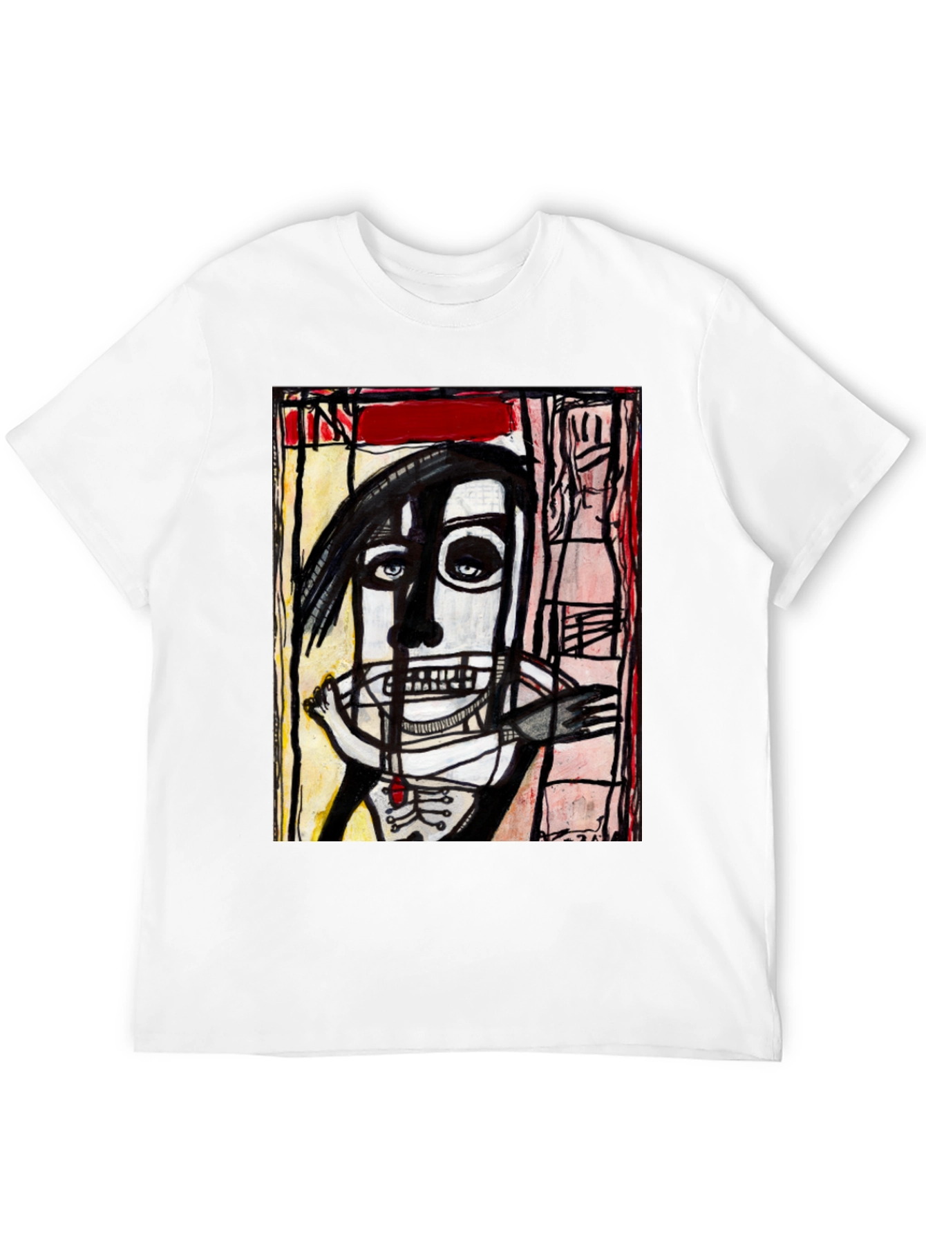Abstract Art Graphic T-Shirt - Unique Streetwear