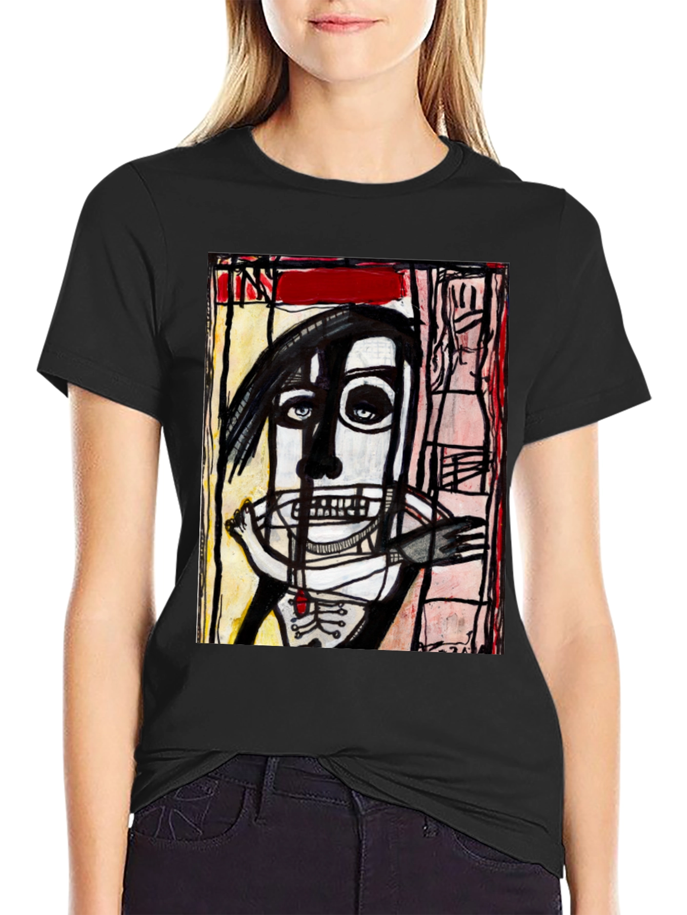 Abstract Art Graphic T-Shirt - Unique Streetwear