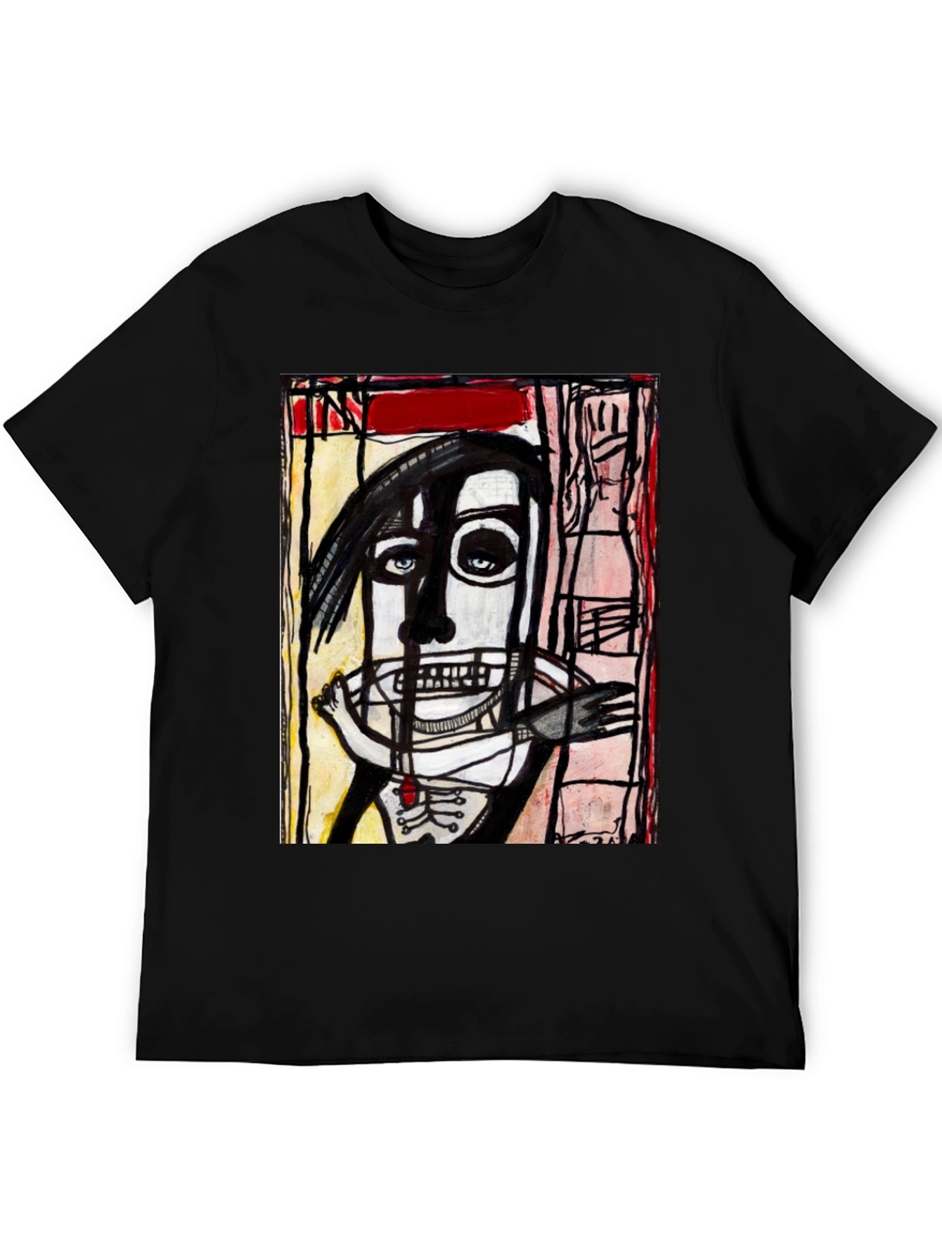Abstract Art Graphic T-Shirt - Unique Streetwear