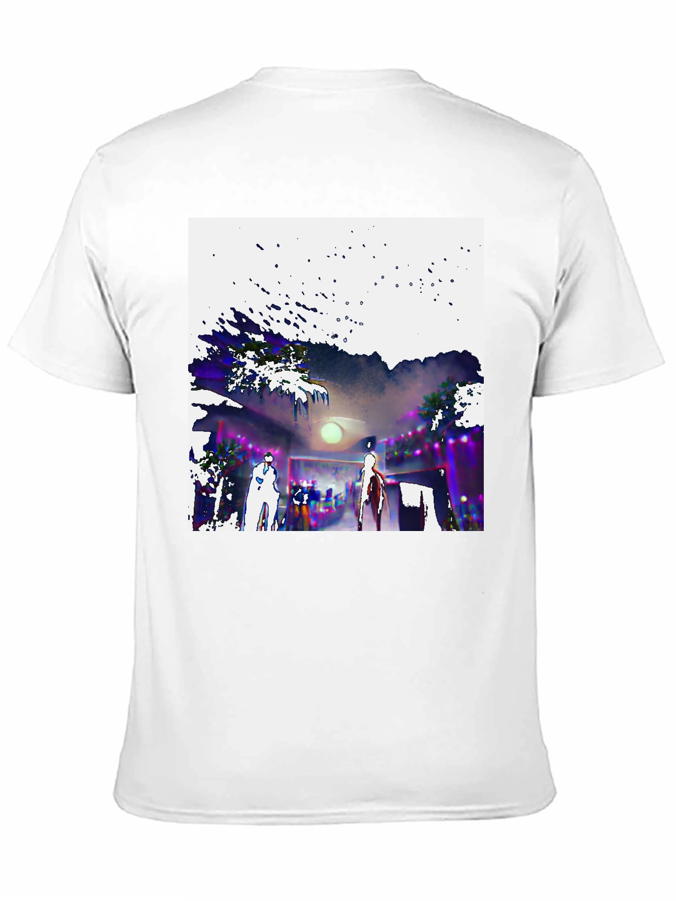 Abstract Graphic Tee - Unique Design Soft Cotton Blend