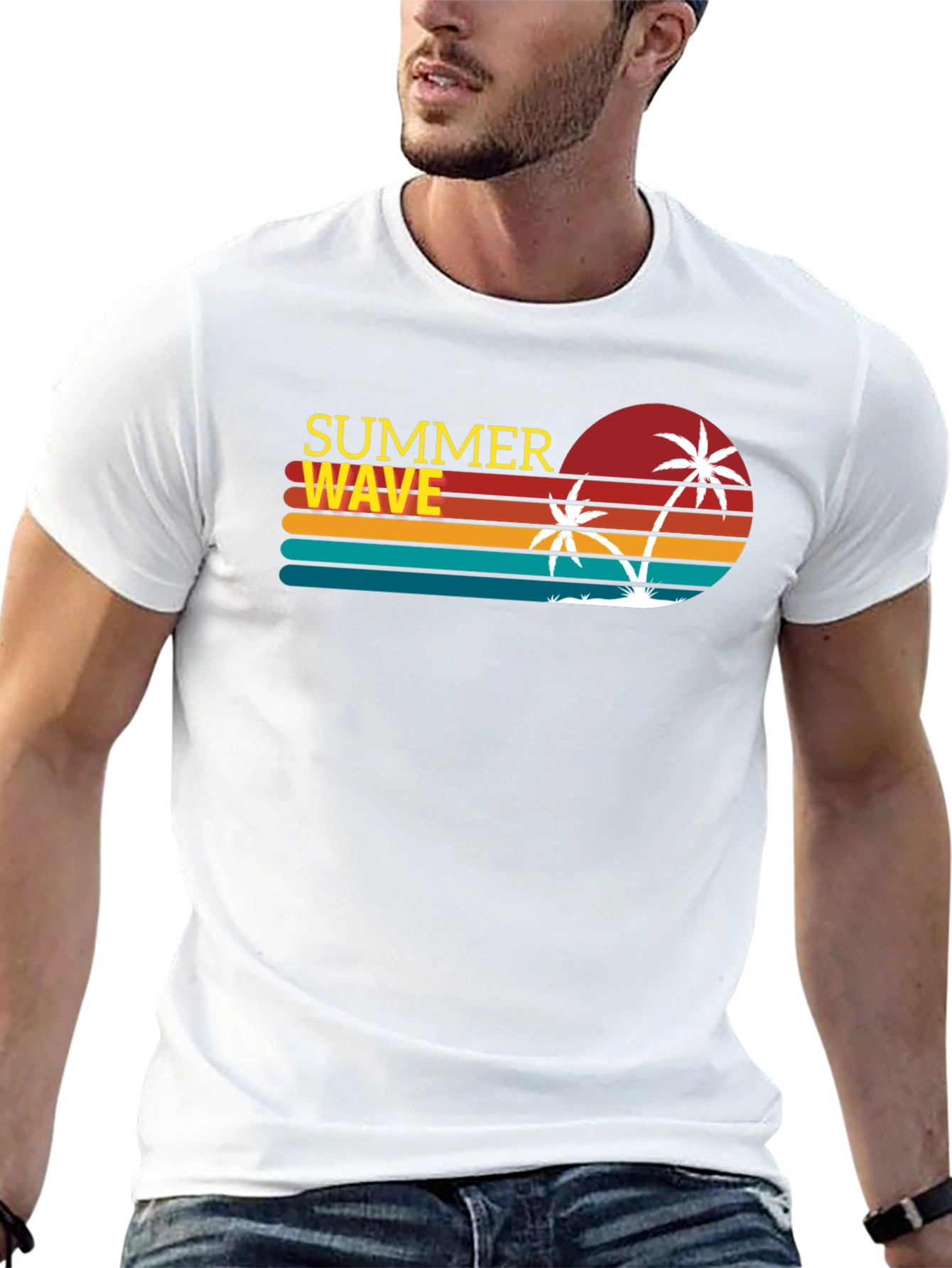 Summer Wave Retro T-Shirt