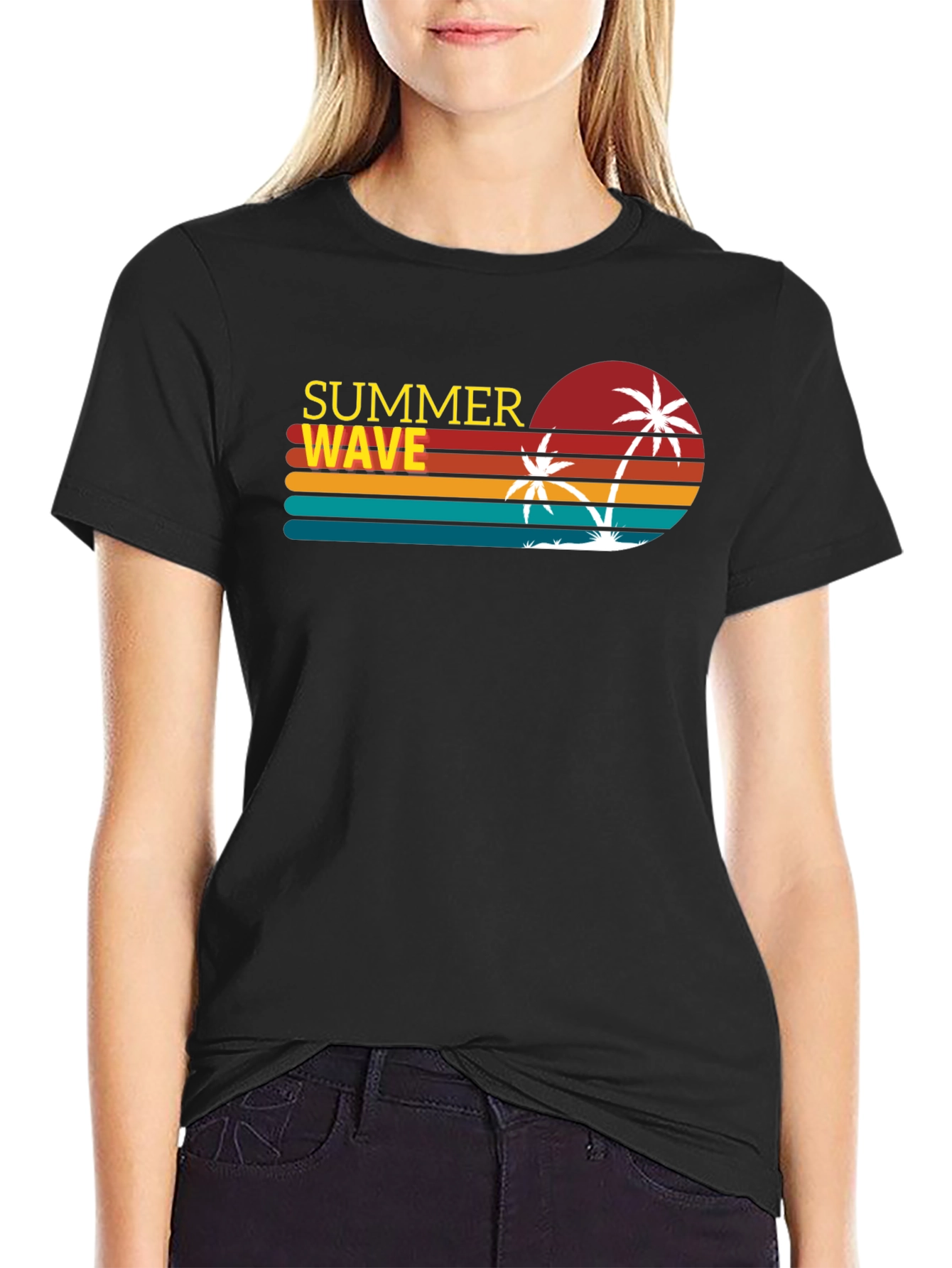 Summer Wave Retro T-Shirt
