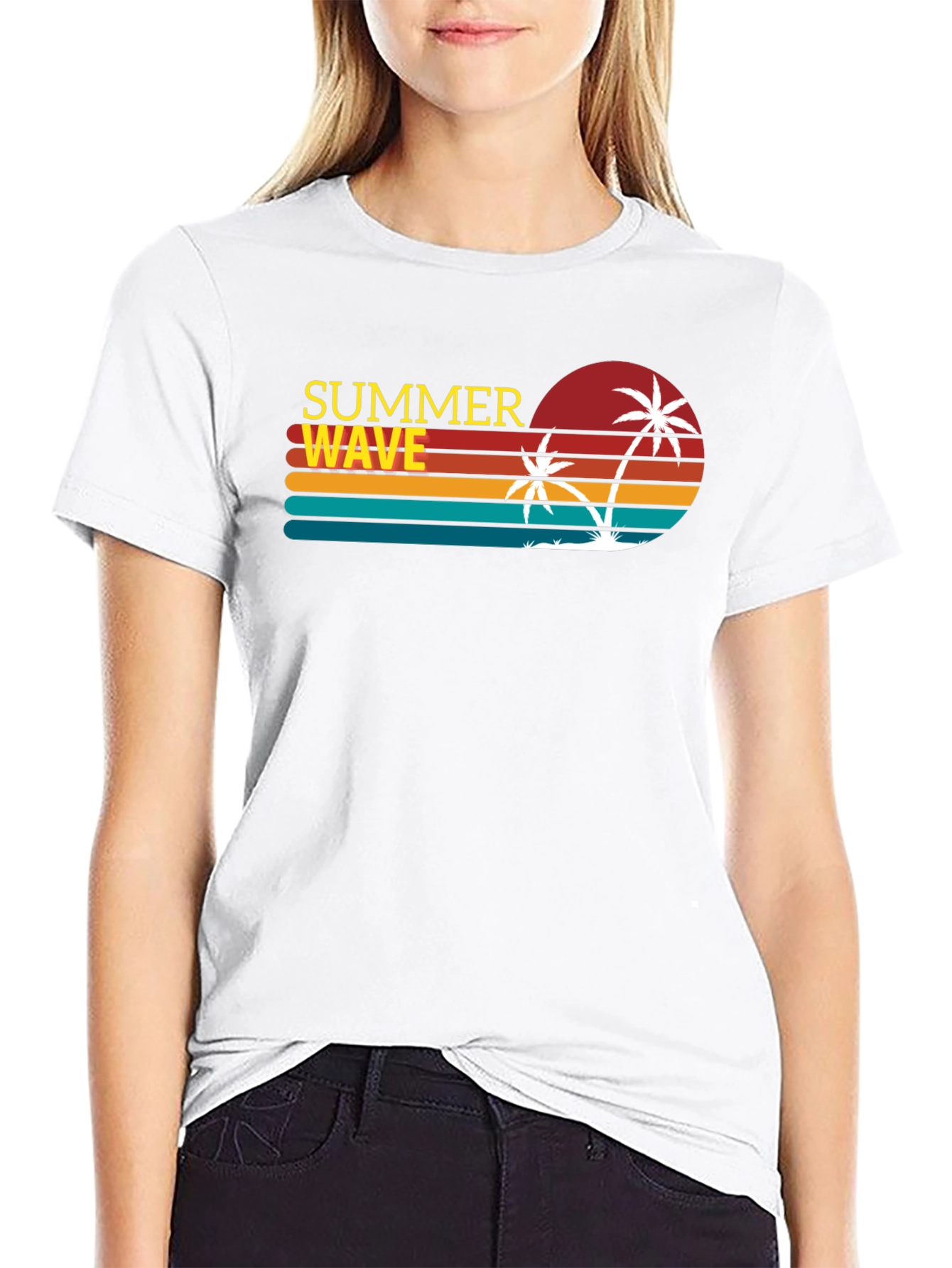 Summer Wave Retro T-Shirt