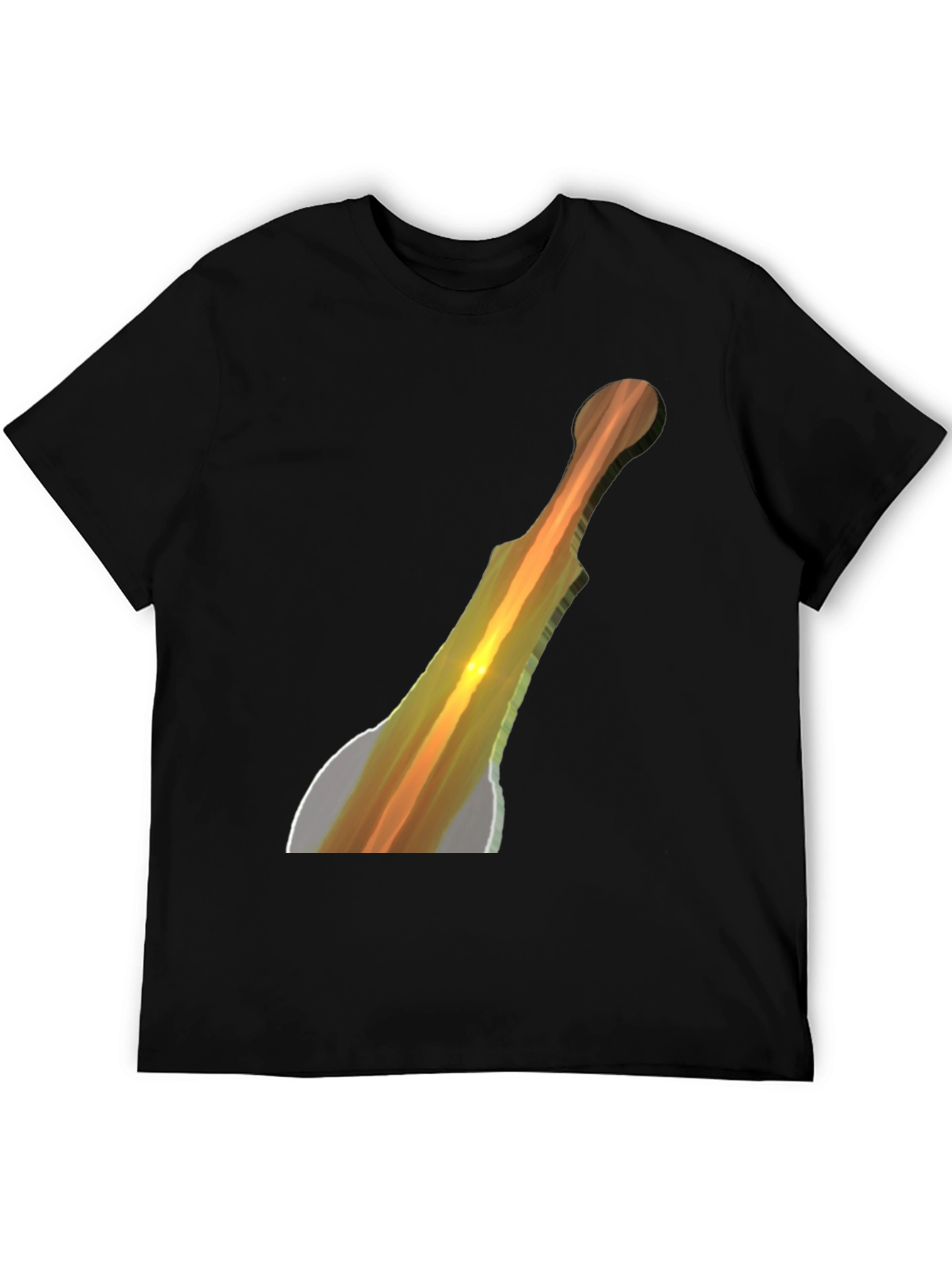 Sword Design Black T-Shirt