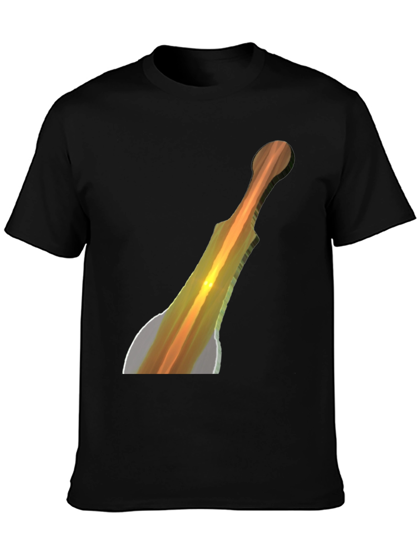 Sword Design Black T-Shirt