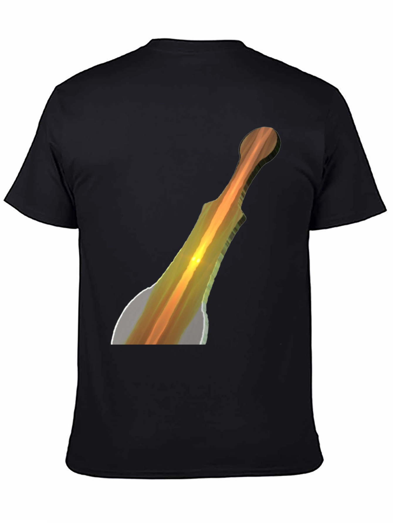 Sword Design Black T-Shirt