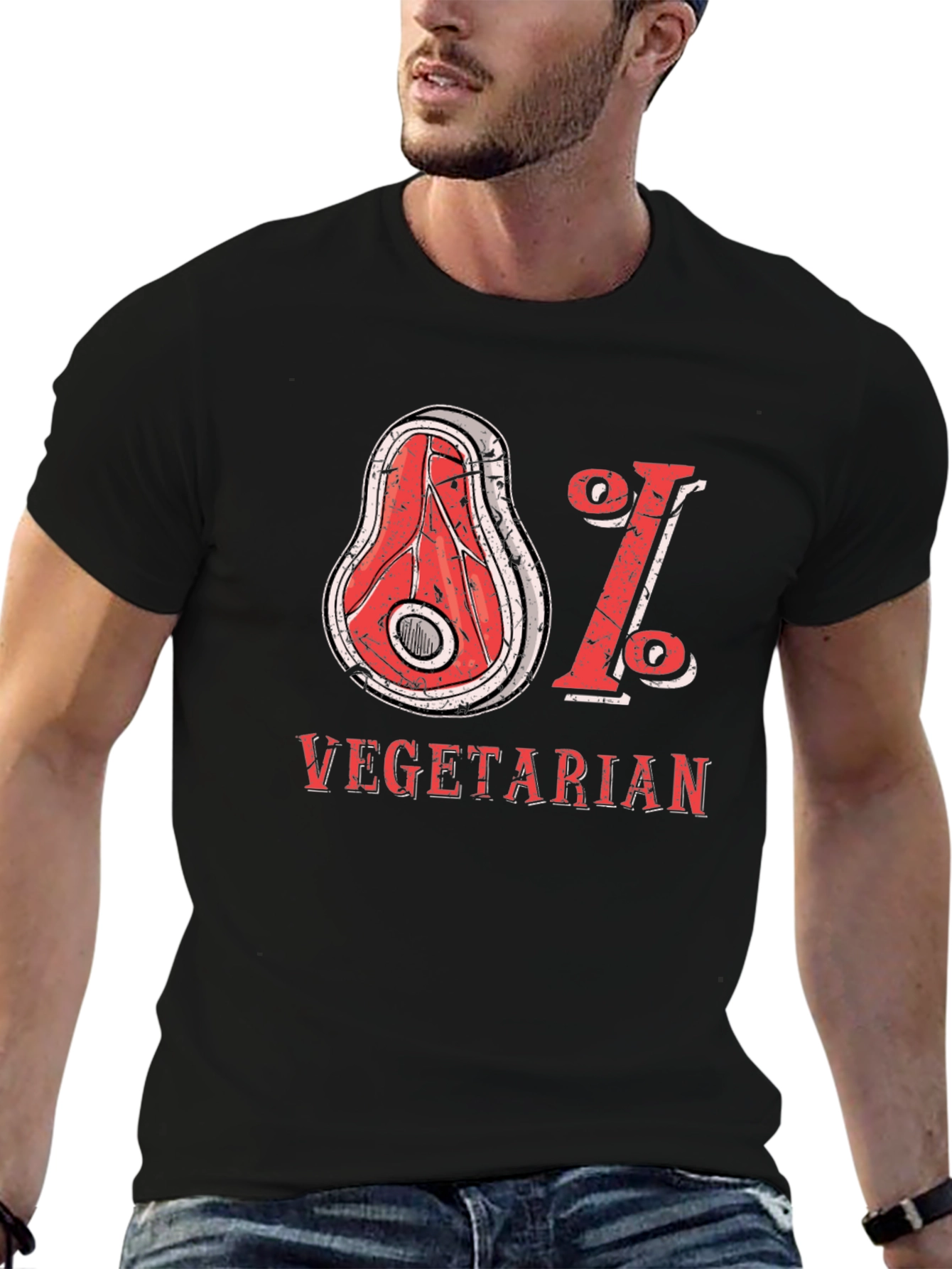 81% Vegetarian Graphic Tee - Humor T-Shirt