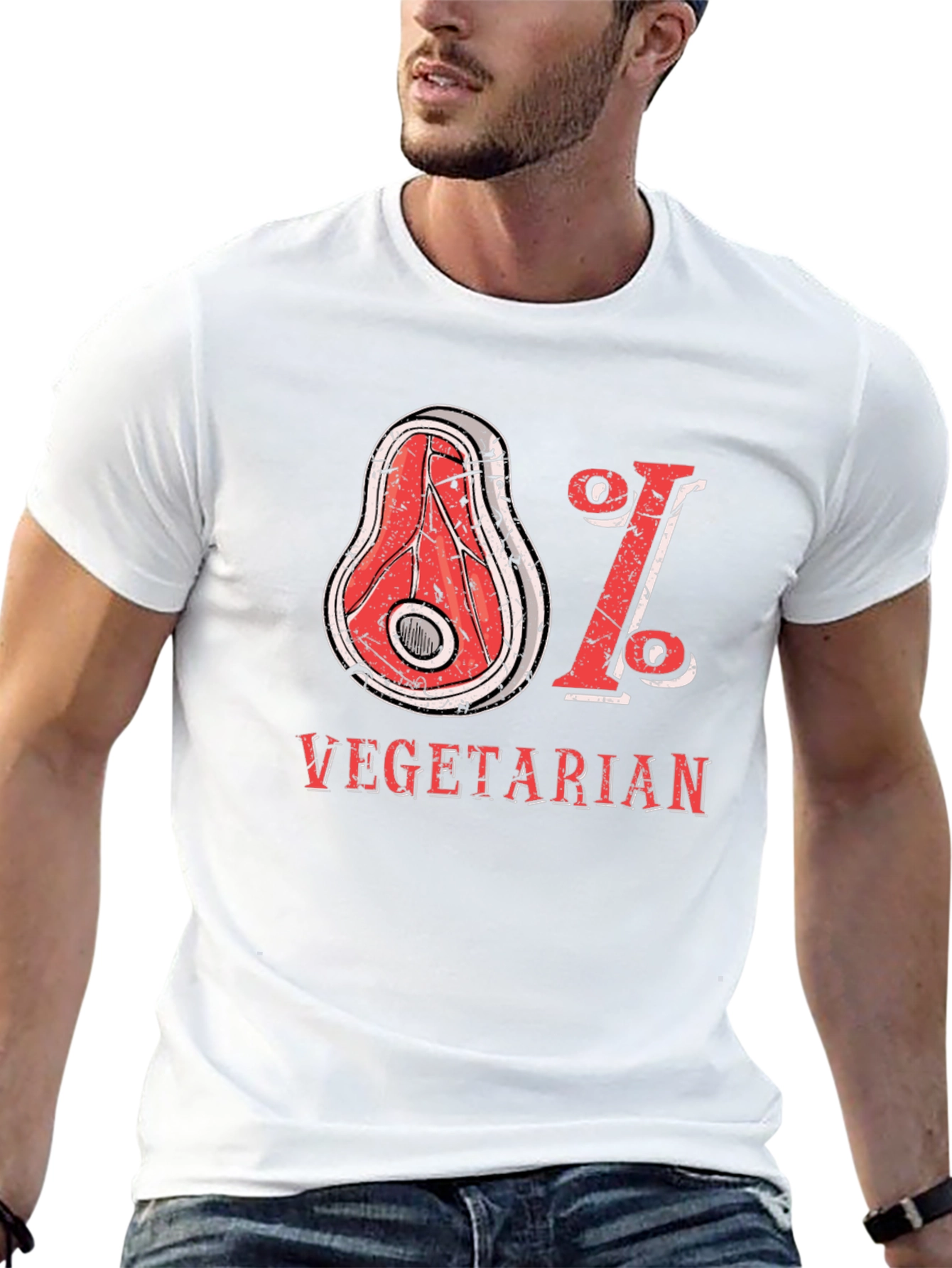 81% Vegetarian Graphic Tee - Humor T-Shirt