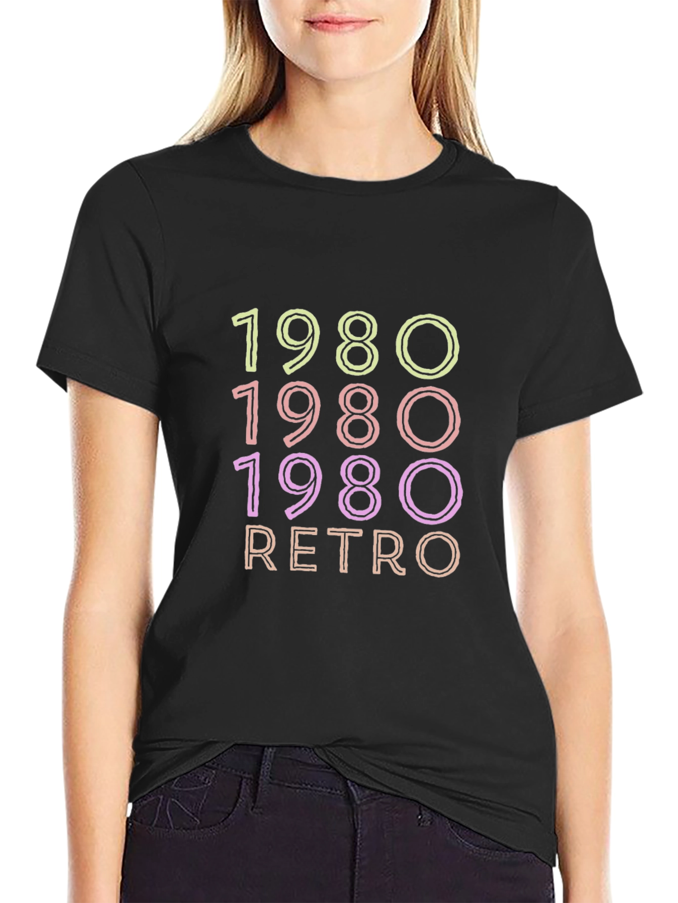 1980 Retro Graphic T-Shirt - Classic Style