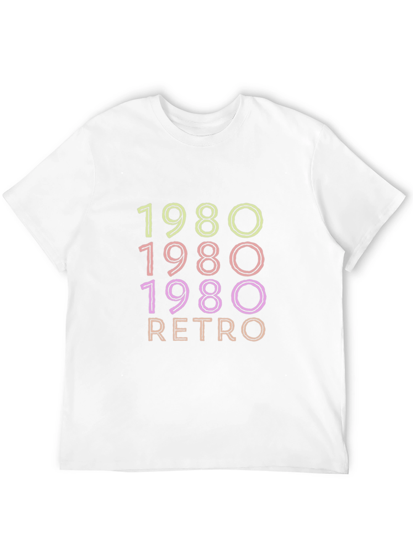 1980 Retro Graphic T-Shirt - Classic Style