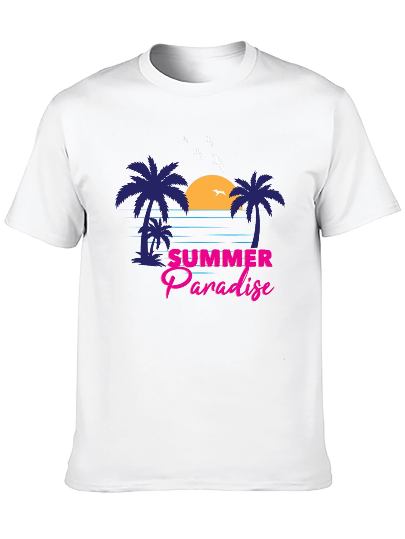 Summer Paradise Graphic Tee - Tropical Vibes