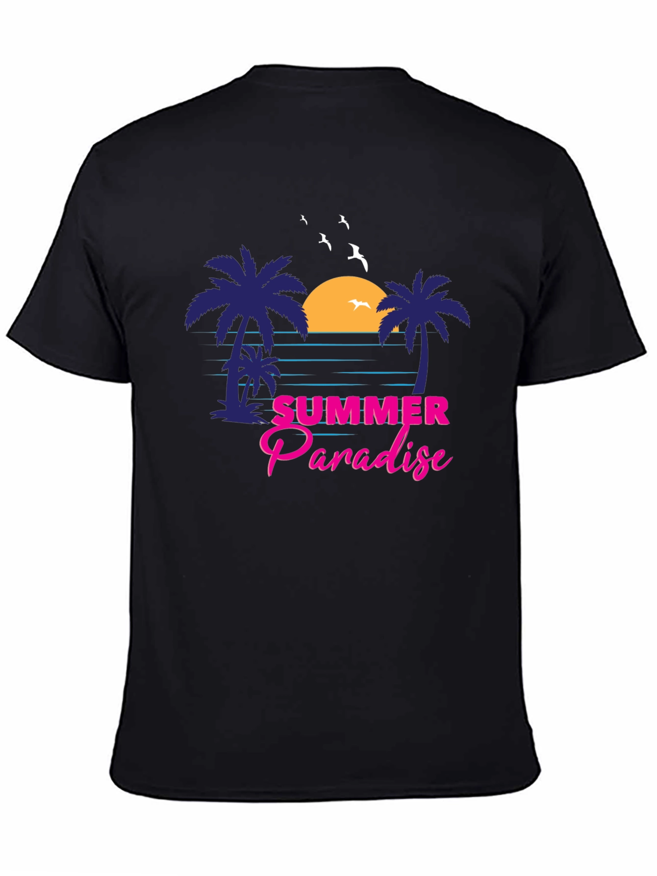 Summer Paradise Graphic Tee - Tropical Vibes