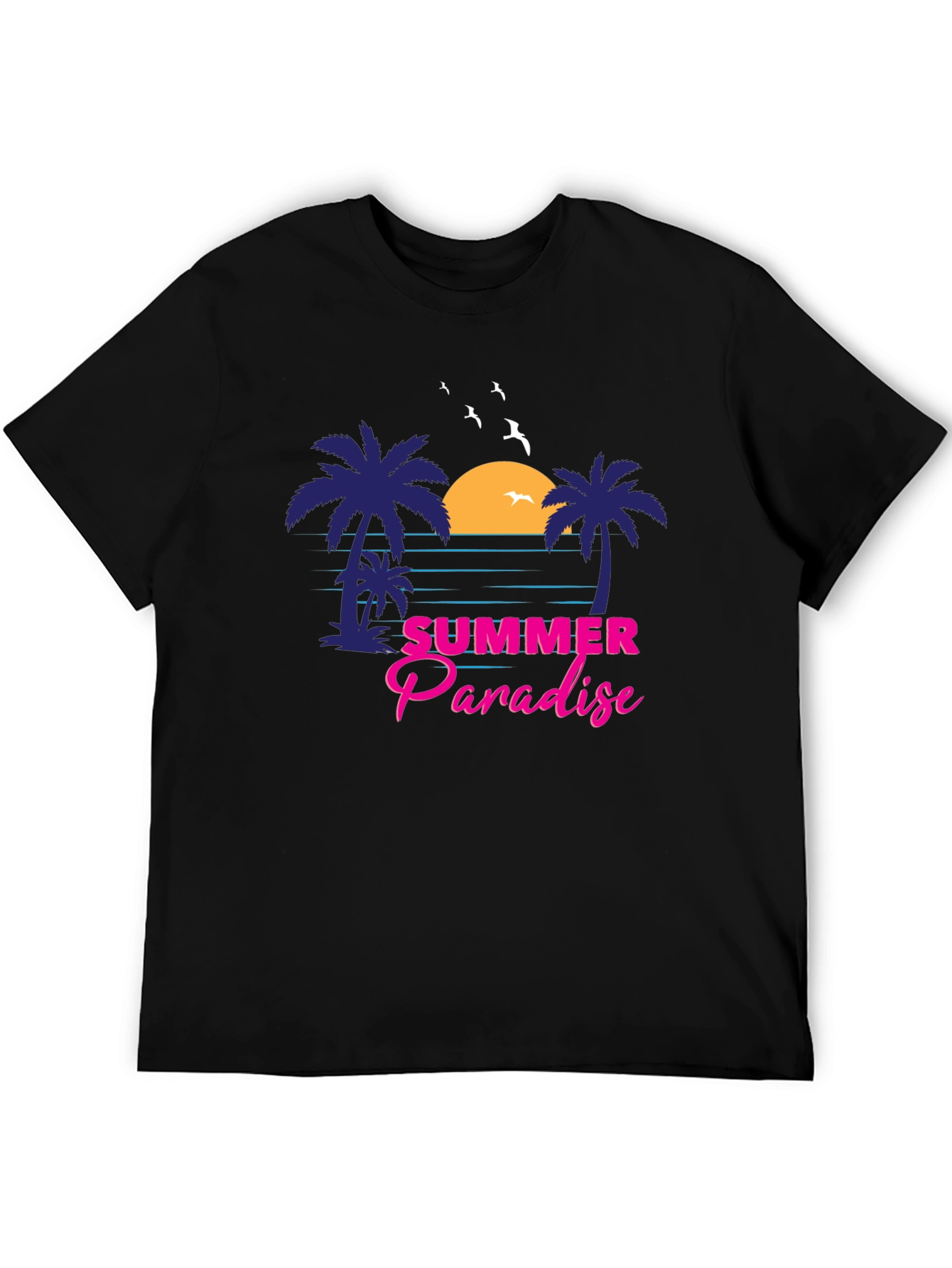 Summer Paradise Graphic Tee - Tropical Vibes