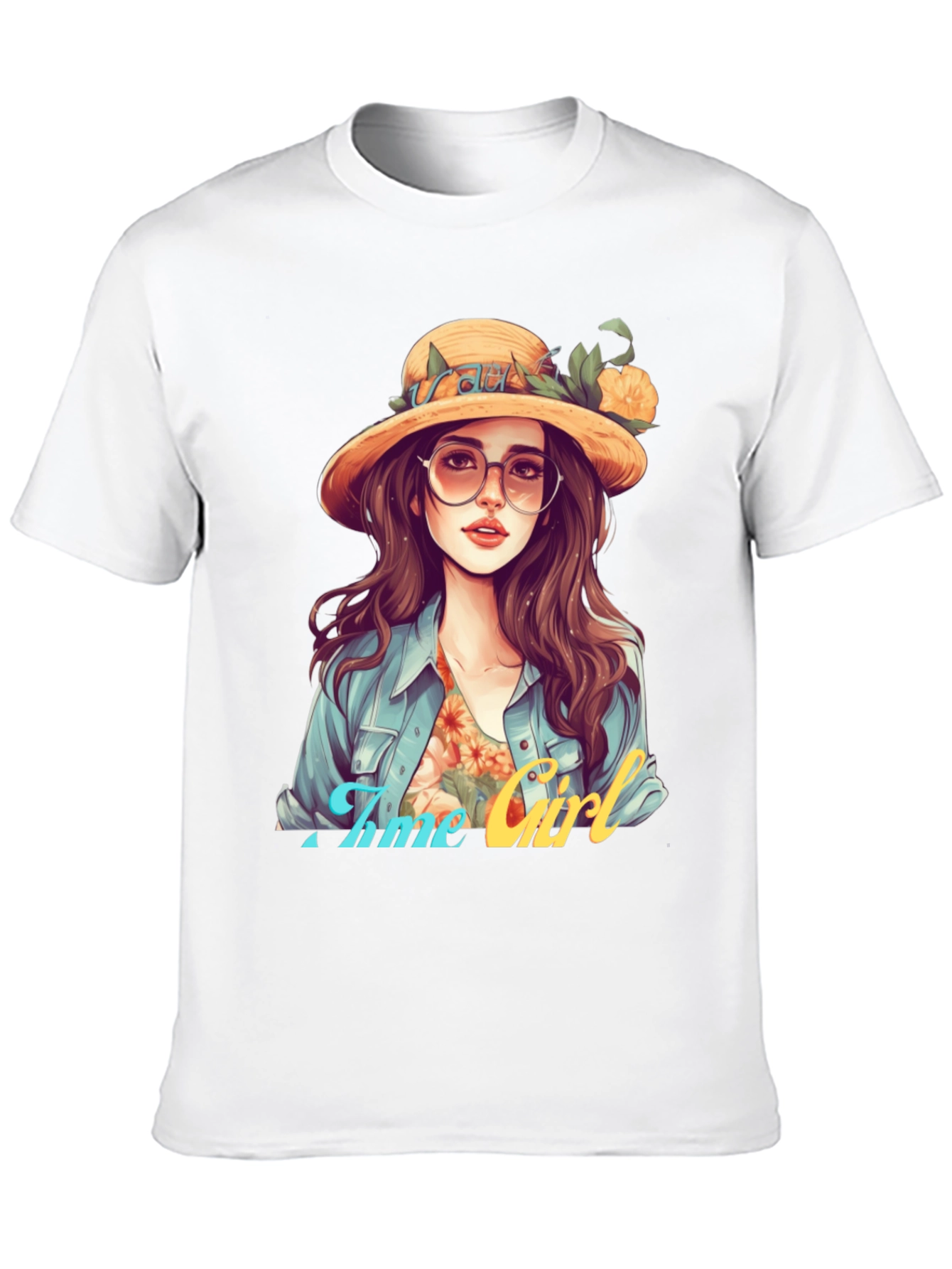 A Time Girl Black T-Shirt: Stylish Casual Wear
