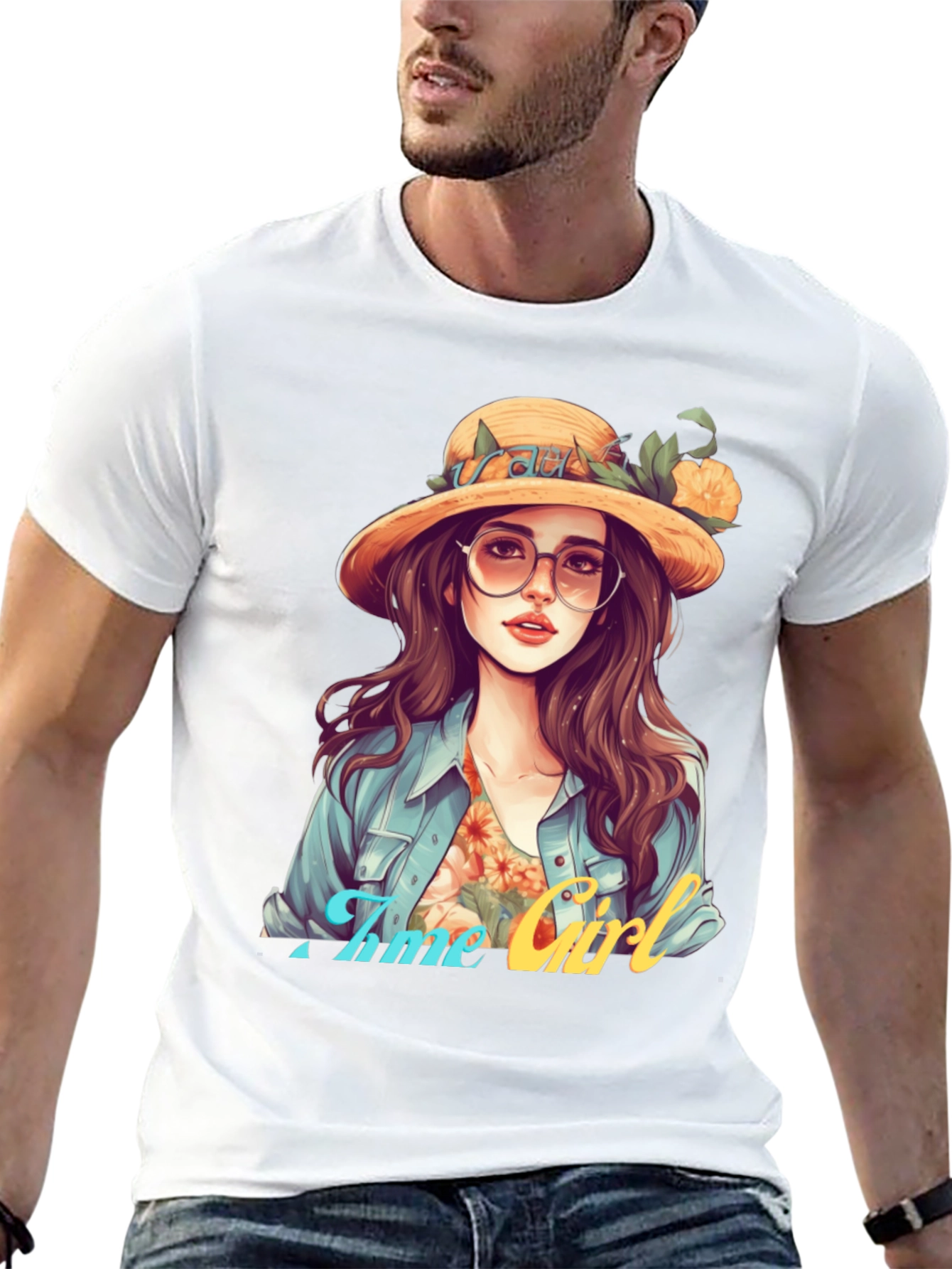A Time Girl Black T-Shirt: Stylish Casual Wear