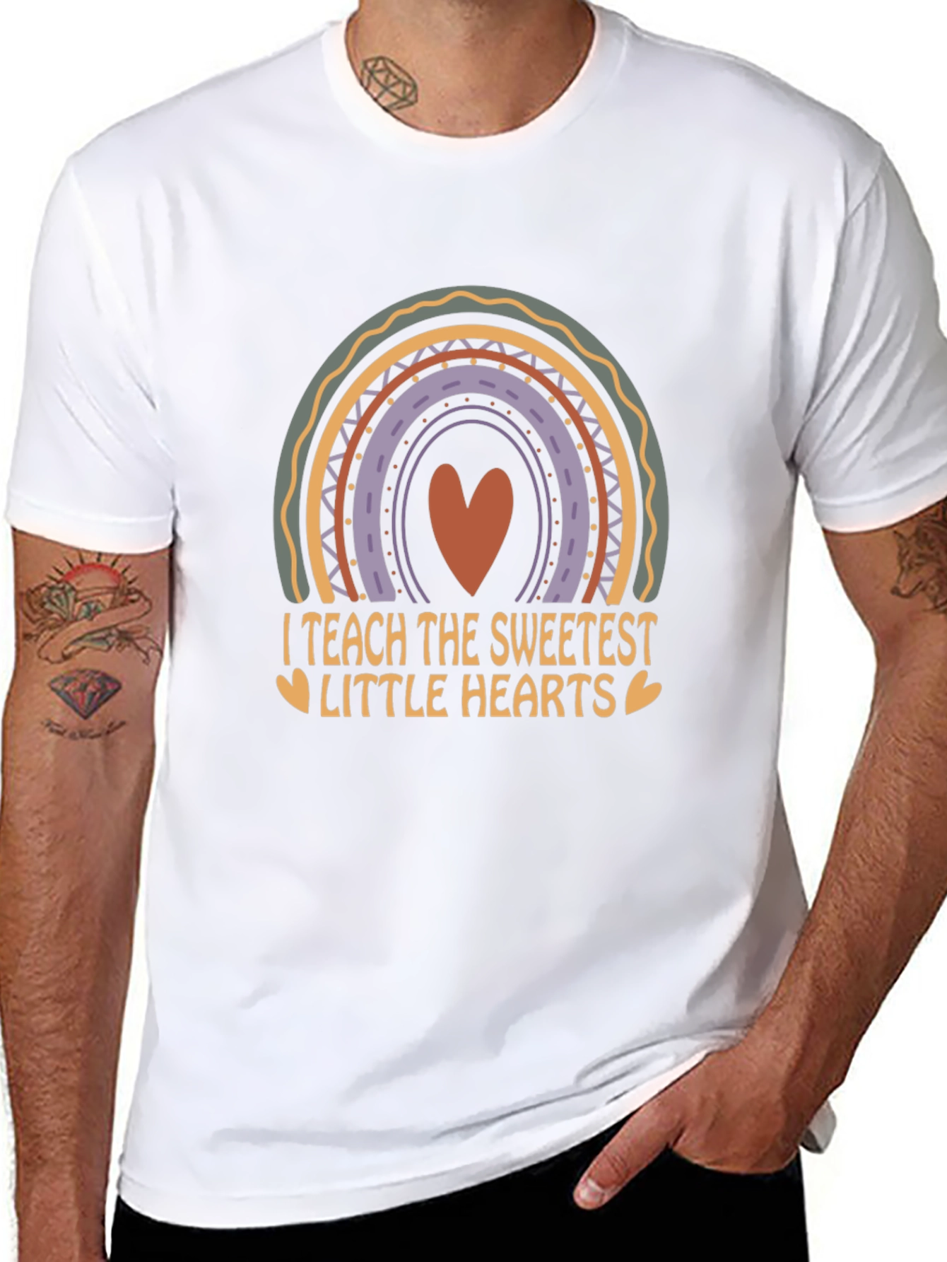 Sweetest Hearts Teacher T-Shirt